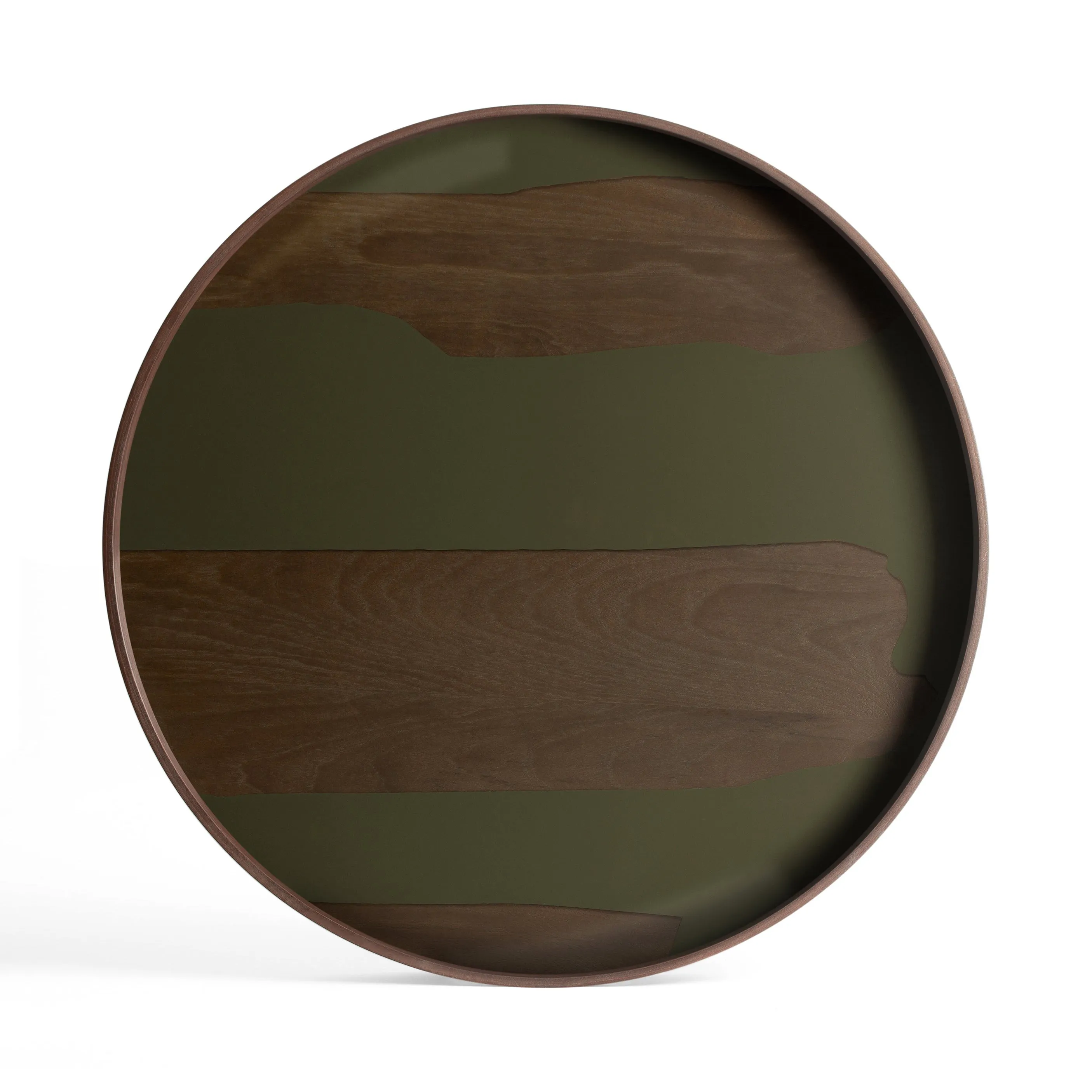 Large Tray Round Coffee Table Set