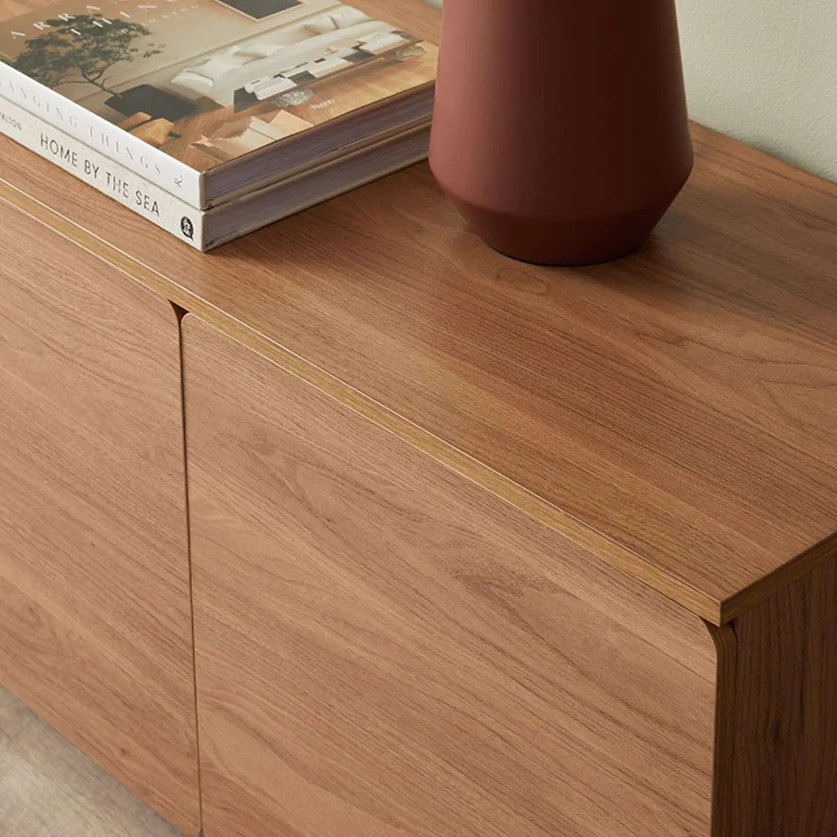 Leeroy Entertainment Unit - Hazelnut Mocka