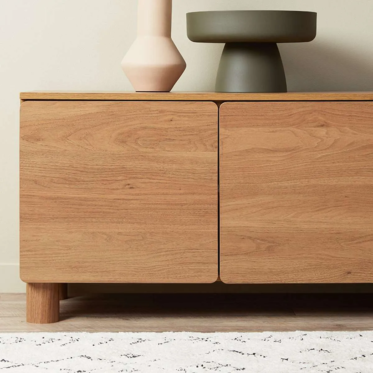 Leeroy Entertainment Unit - Hazelnut Mocka