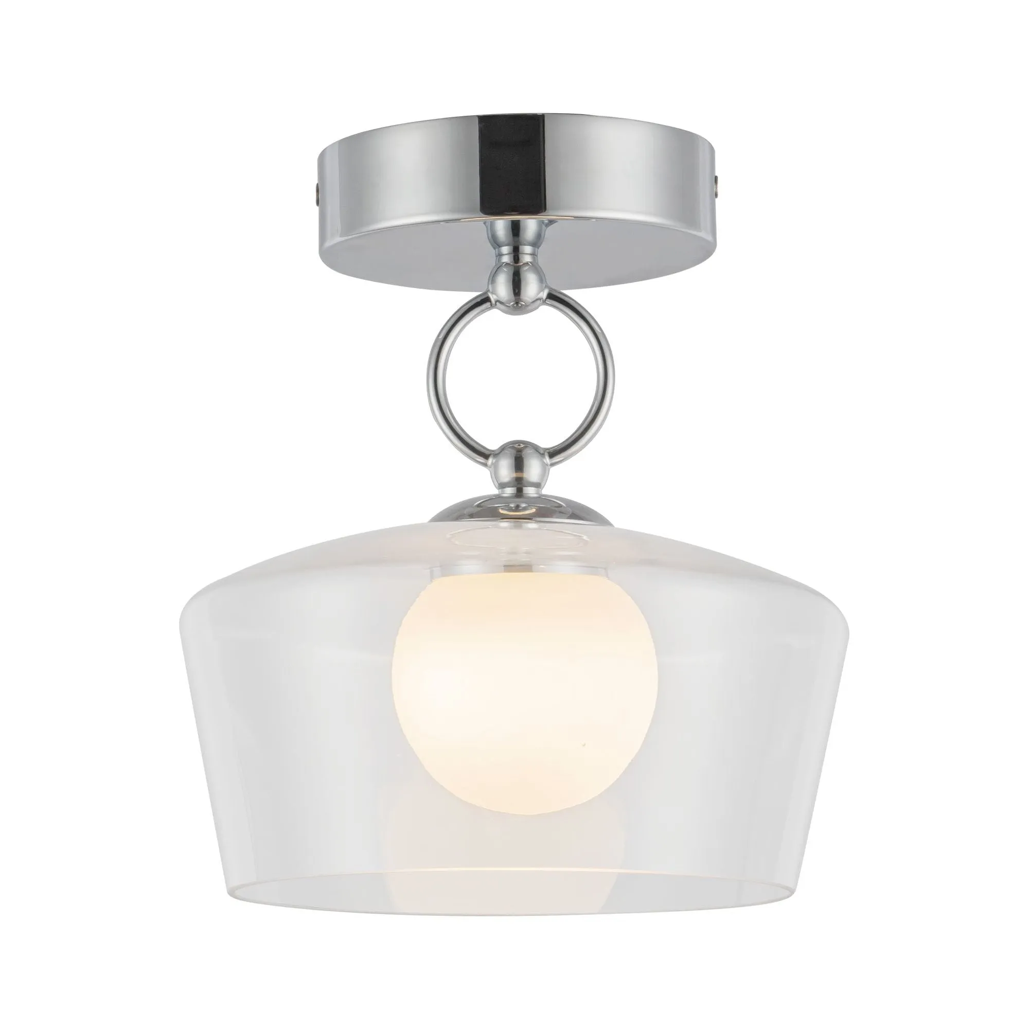 Leota 8" LED Semi-Flush Mount