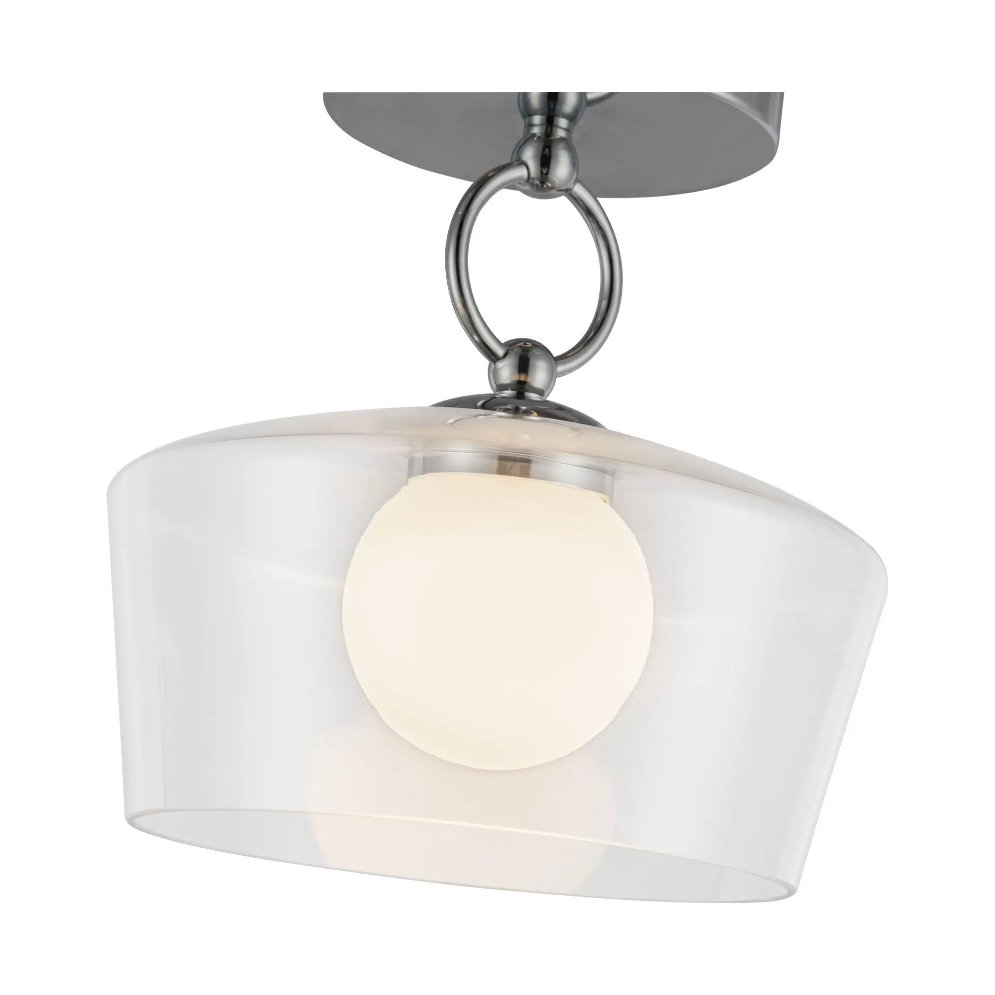 Leota 8" LED Semi-Flush Mount