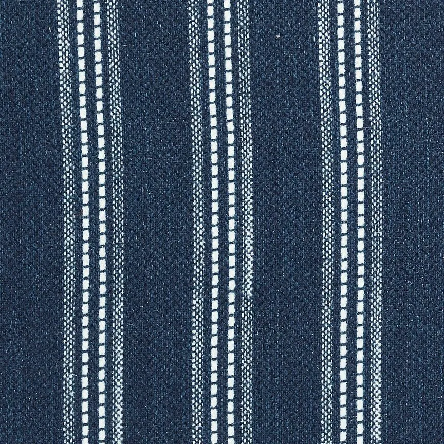 Liam Ottoman - Navy Stripe