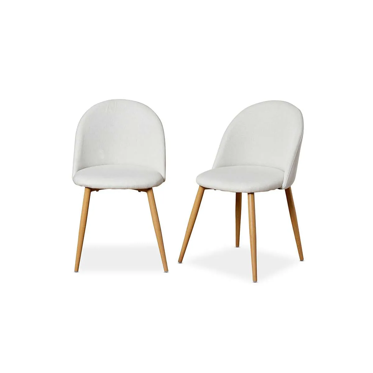 Londyn Dining Chairs - Set of 2 - Natural Mocka