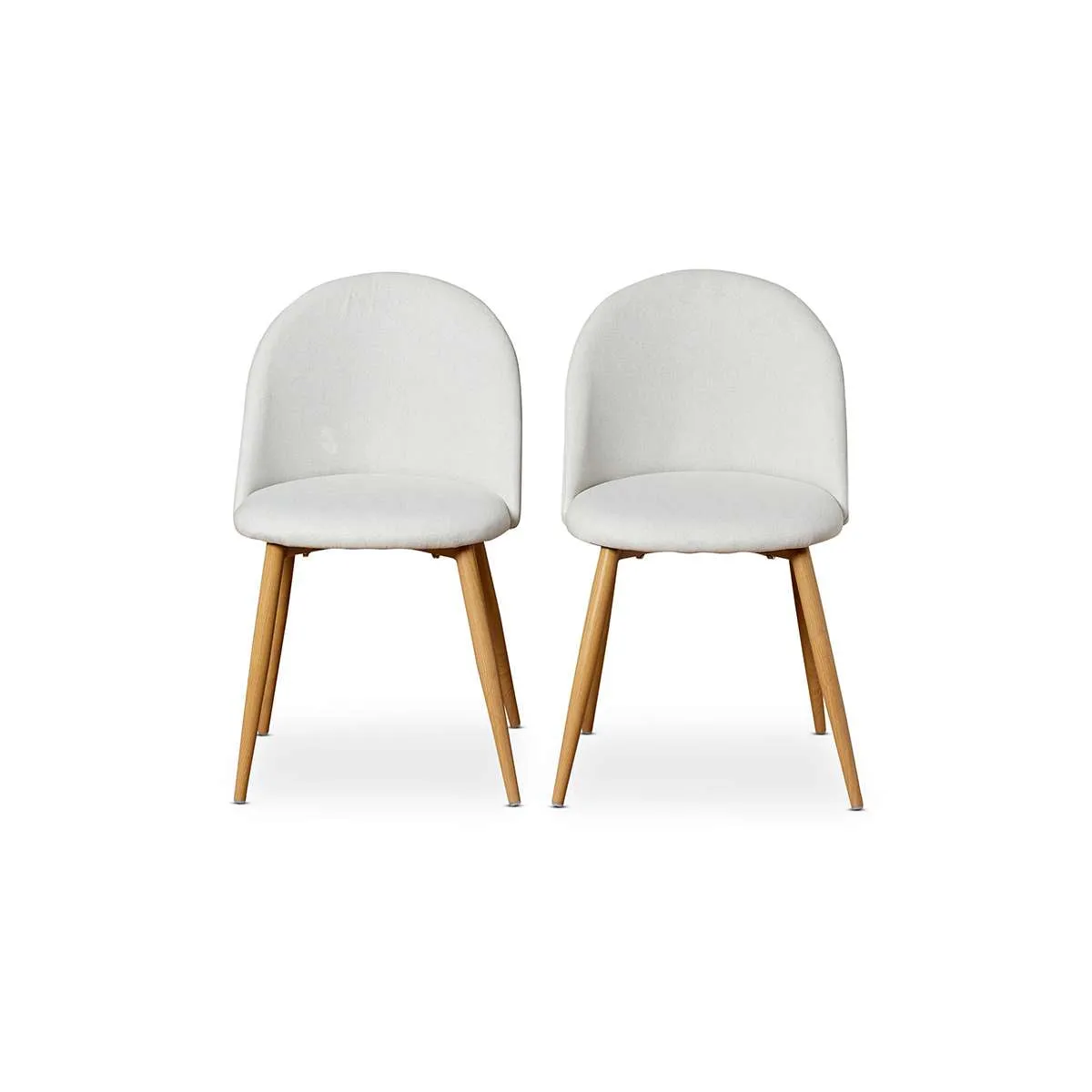 Londyn Dining Chairs - Set of 2 - Natural Mocka