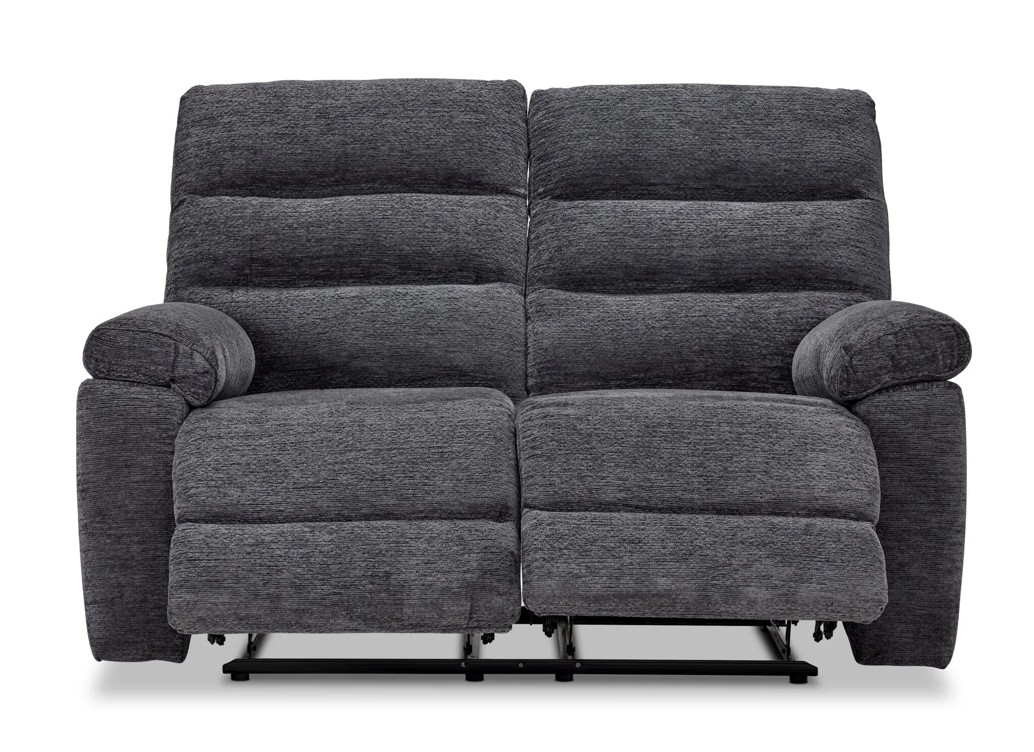 Lucie Dual Reclining Loveseat - Charcoal