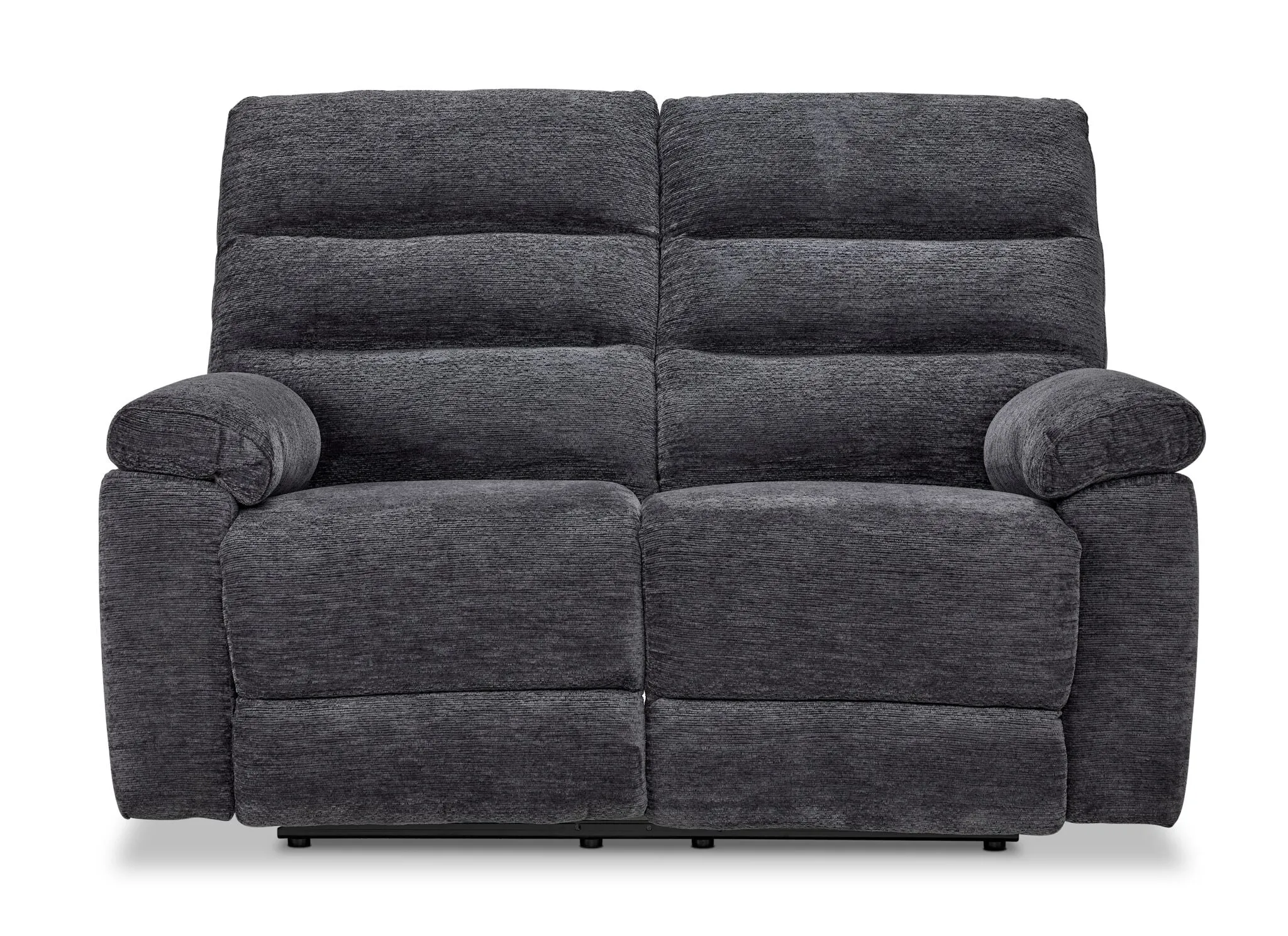 Lucie Dual Reclining Loveseat - Charcoal