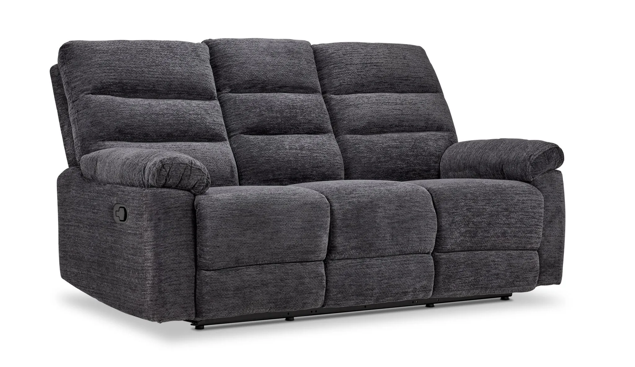 Lucie Dual Reclining Sofa and Loveseat Set - Charcoal