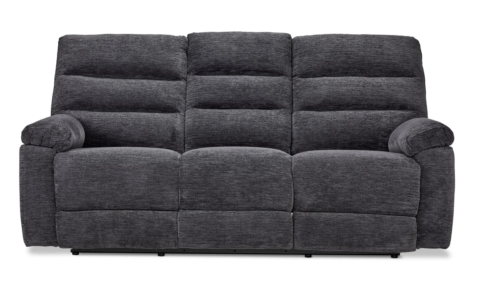 Lucie Dual Reclining Sofa - Charcoal