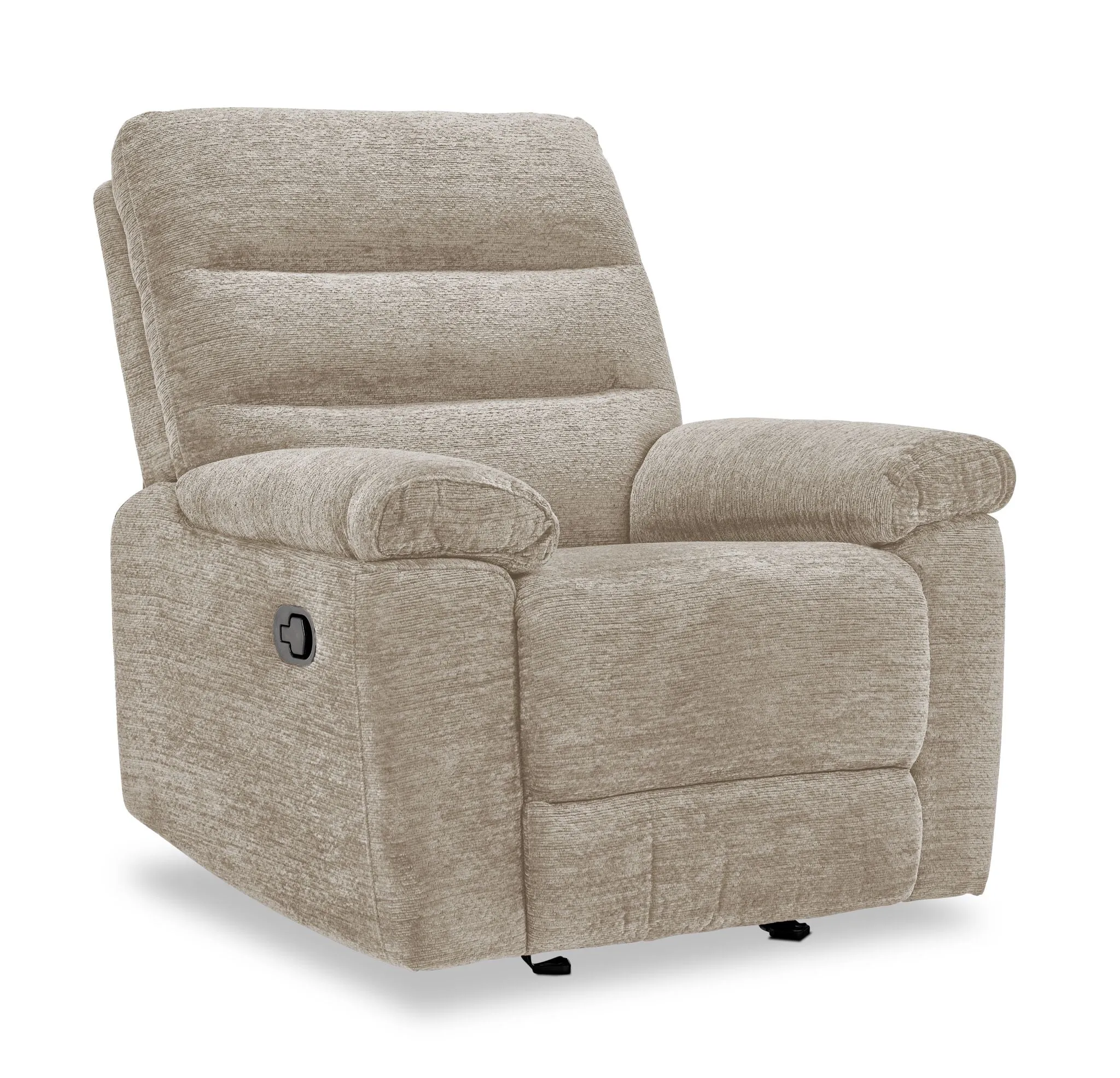 Lucie Dual Reclining Sofa, Loveseat and Recliner Set - Ivory