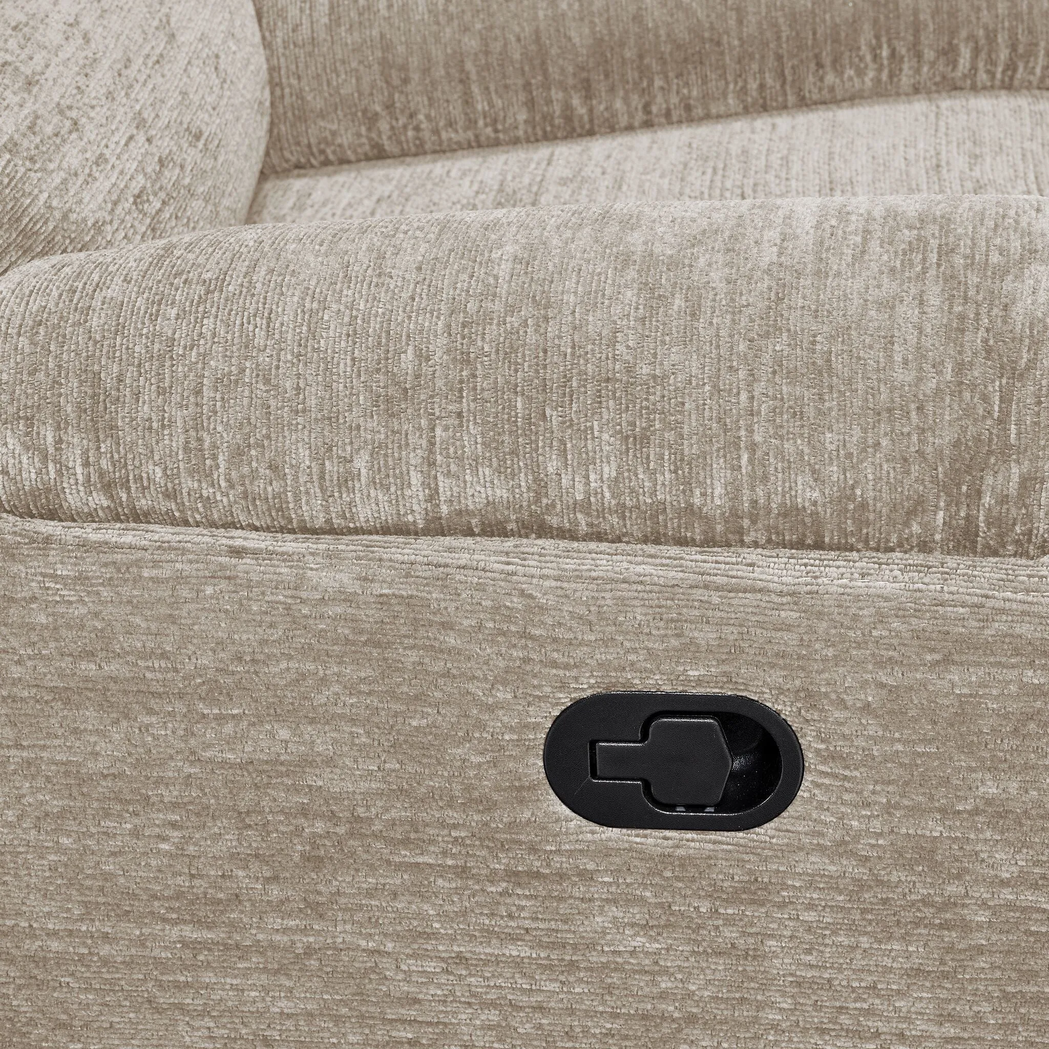 Lucie Dual Reclining Sofa, Loveseat and Recliner Set - Ivory