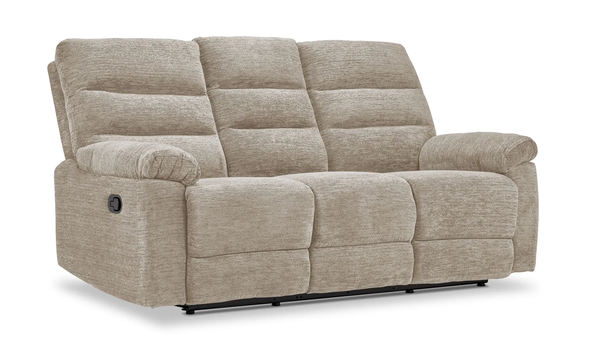 Lucie Dual Reclining Sofa, Loveseat and Recliner Set - Ivory