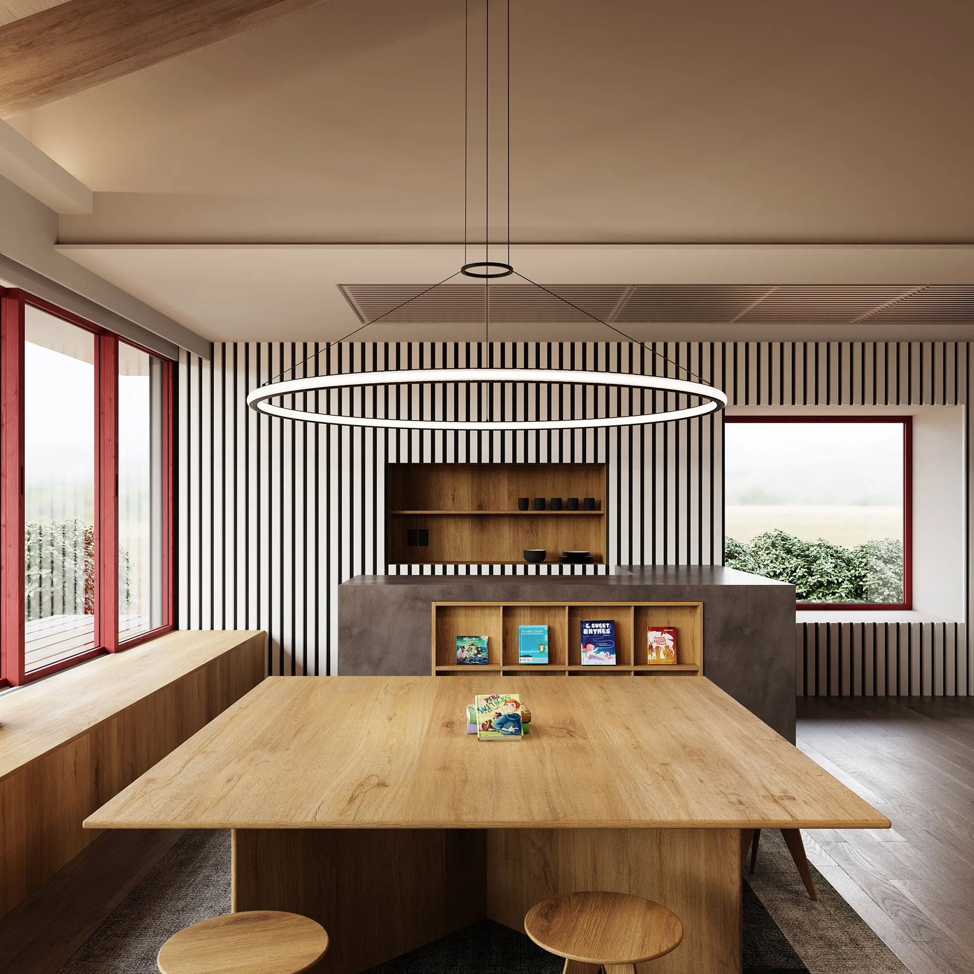 Luna Round LED Pendant Light