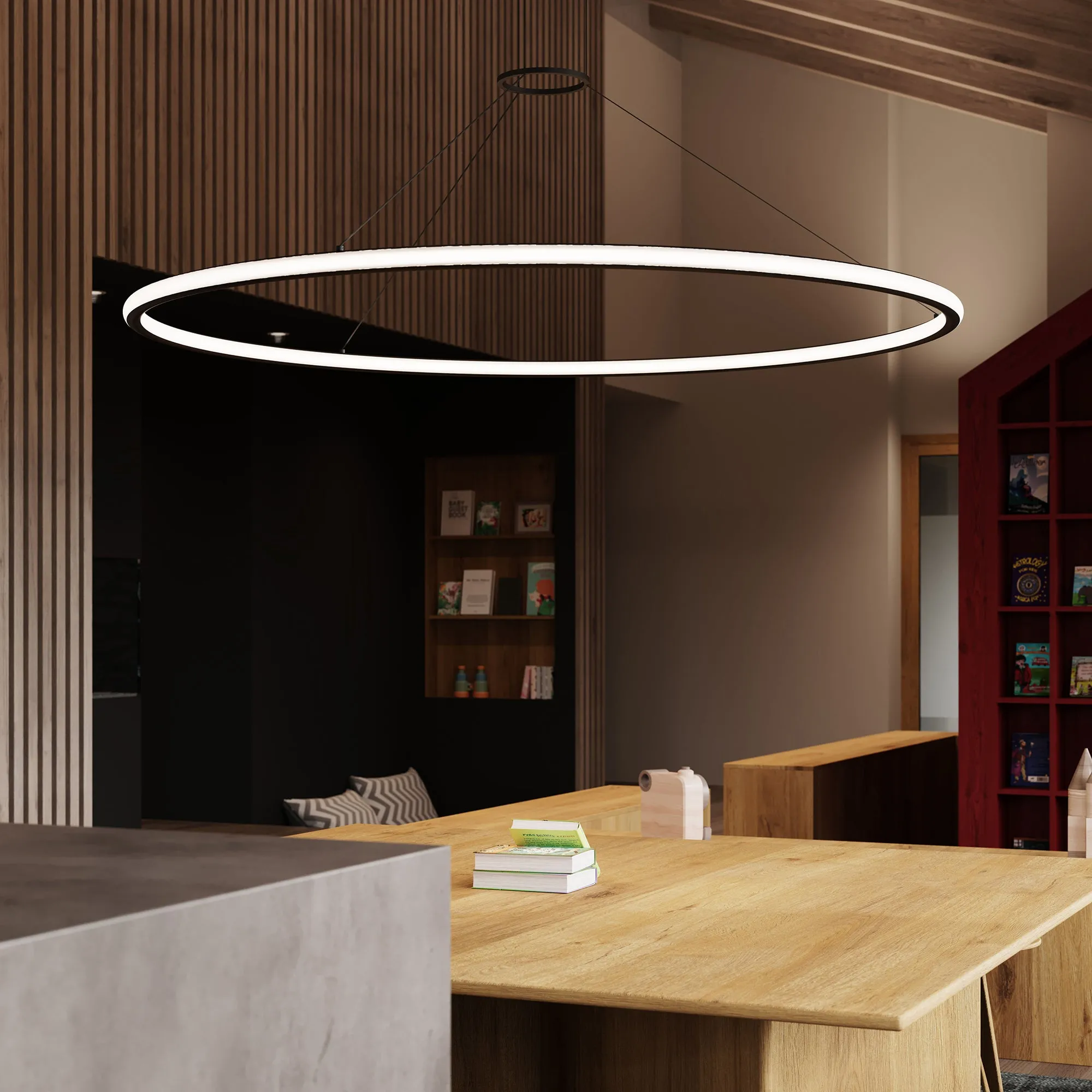 Luna Round LED Pendant Light