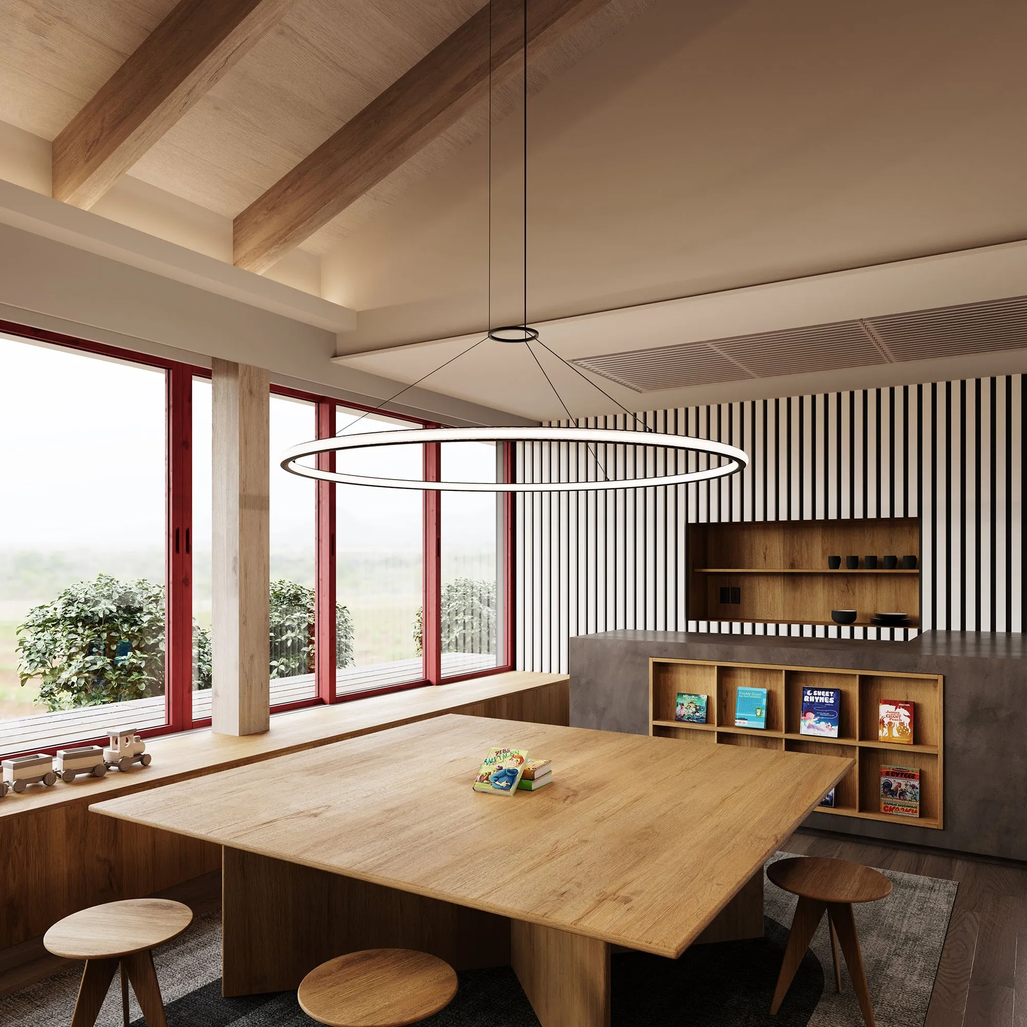 Luna Round LED Pendant Light