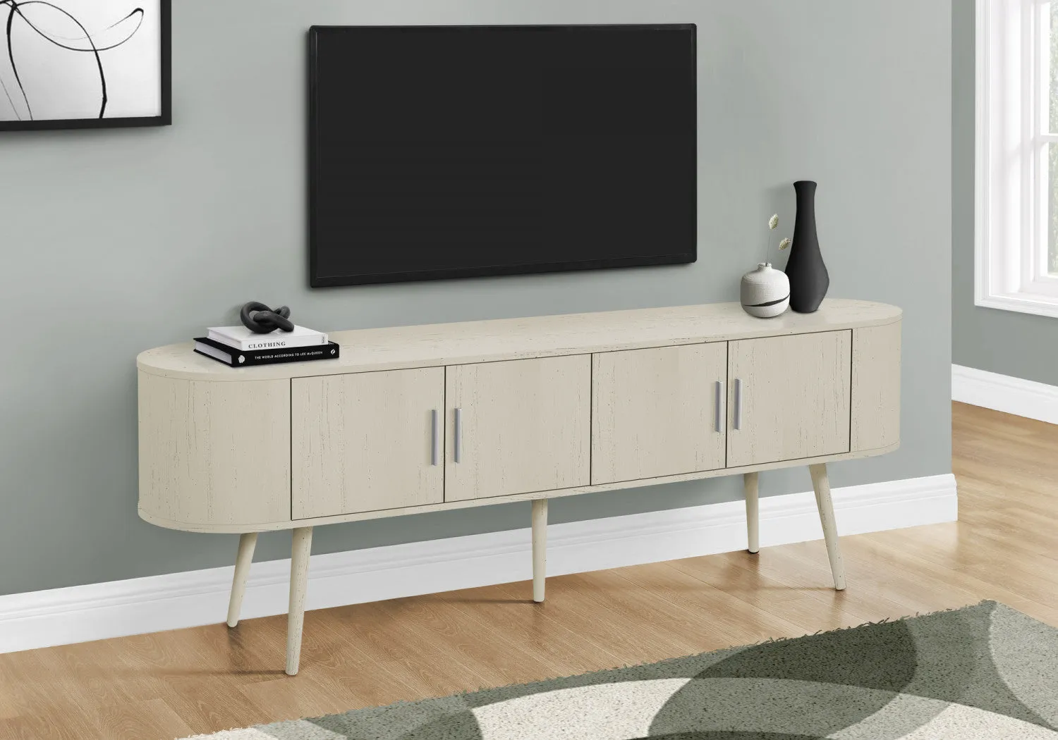 Luna TV Stand - White