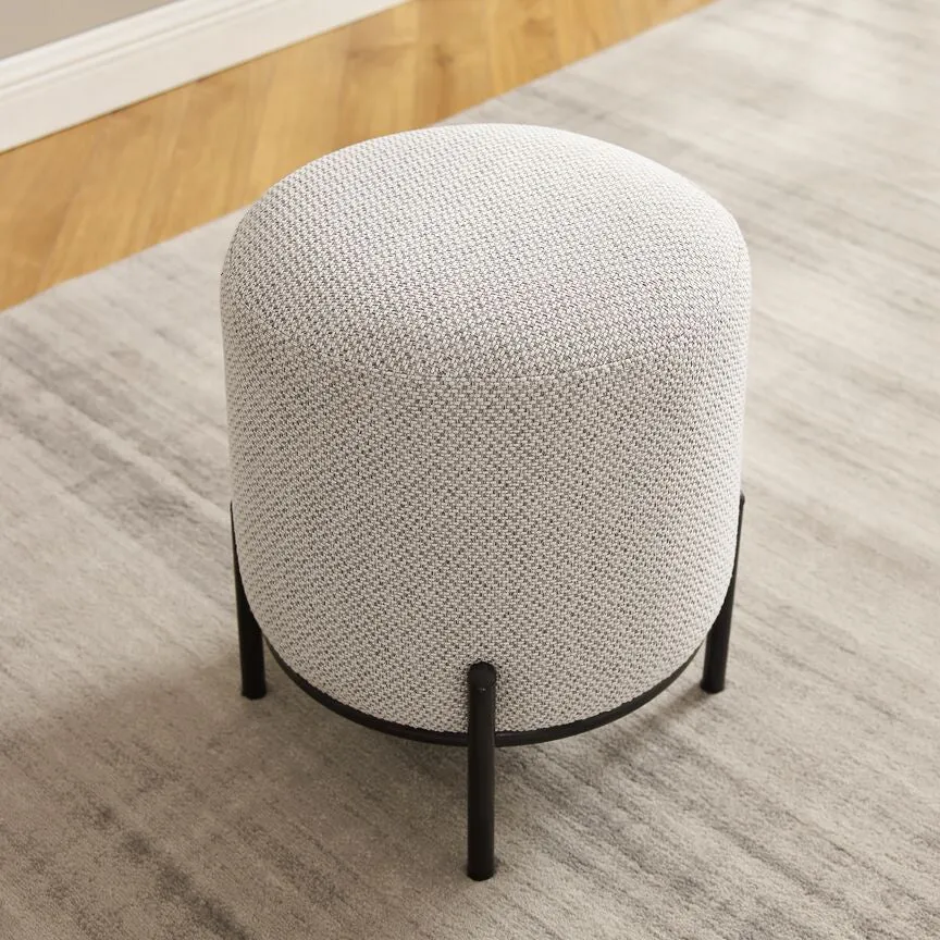 Lyra Ottoman - Grey