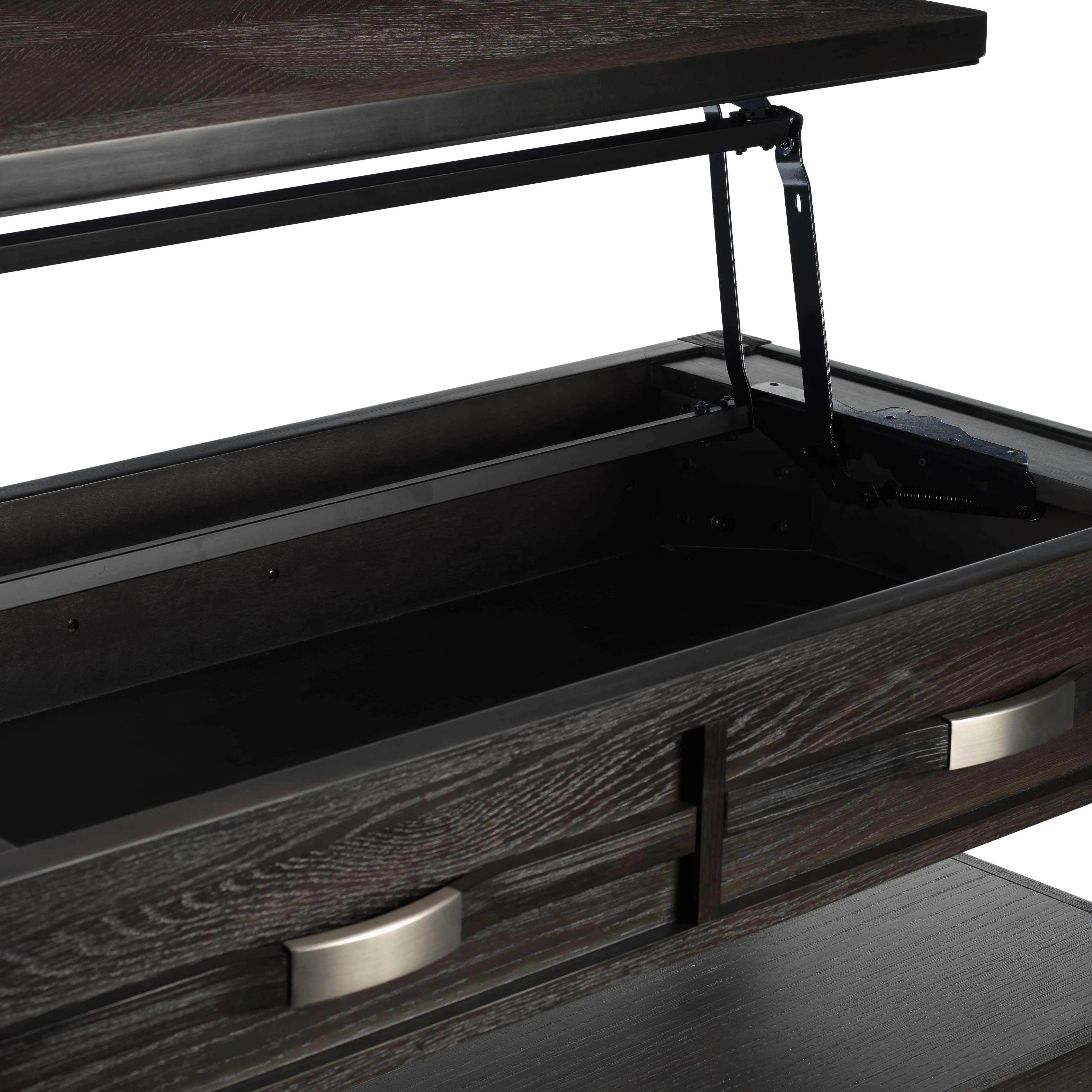 Manila 48" Lift-Top Coffee Table - Brown