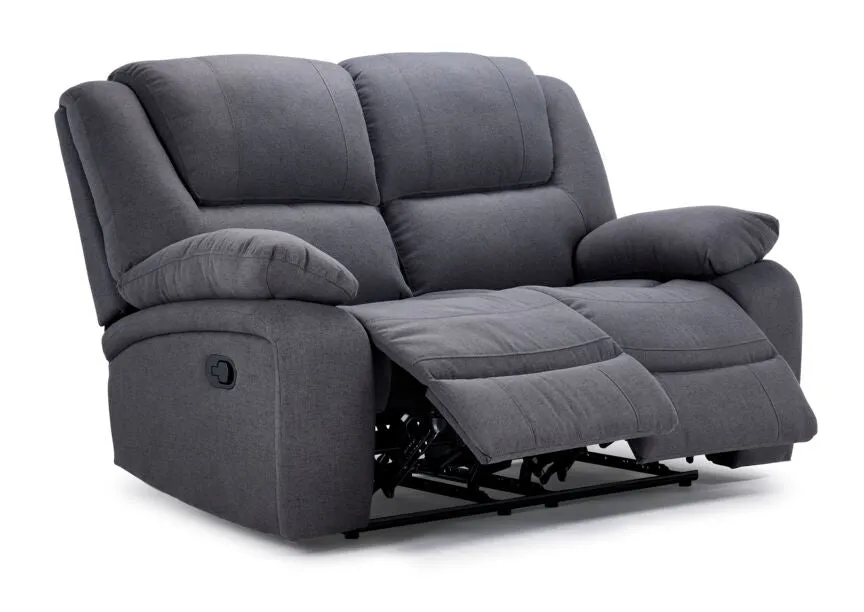 Marlow Manual Reclining Loveseat - Charcoal