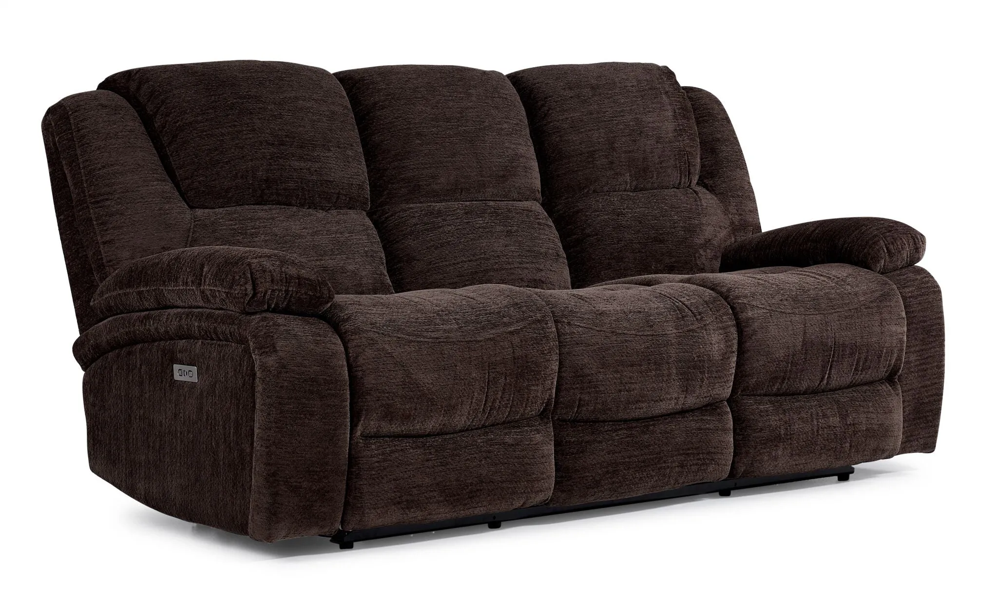 Maxwell Power Reclining Sofa and Loveseat Set - Brown