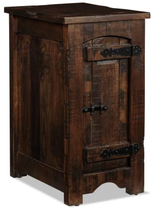 Mezcal 14.25" Chairside Table - Walnut