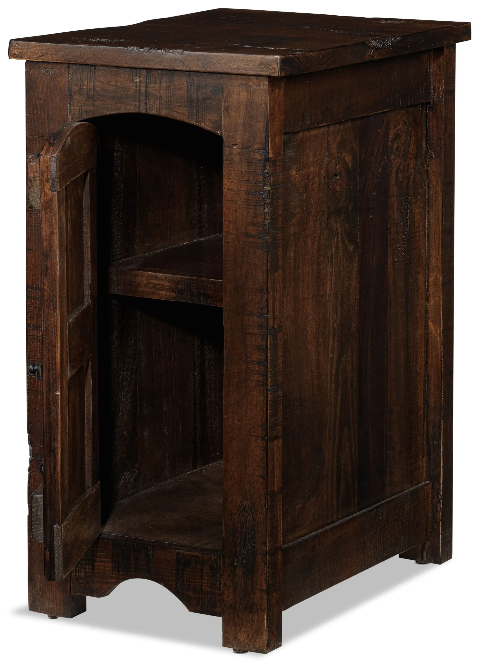 Mezcal 14.25" Chairside Table - Walnut