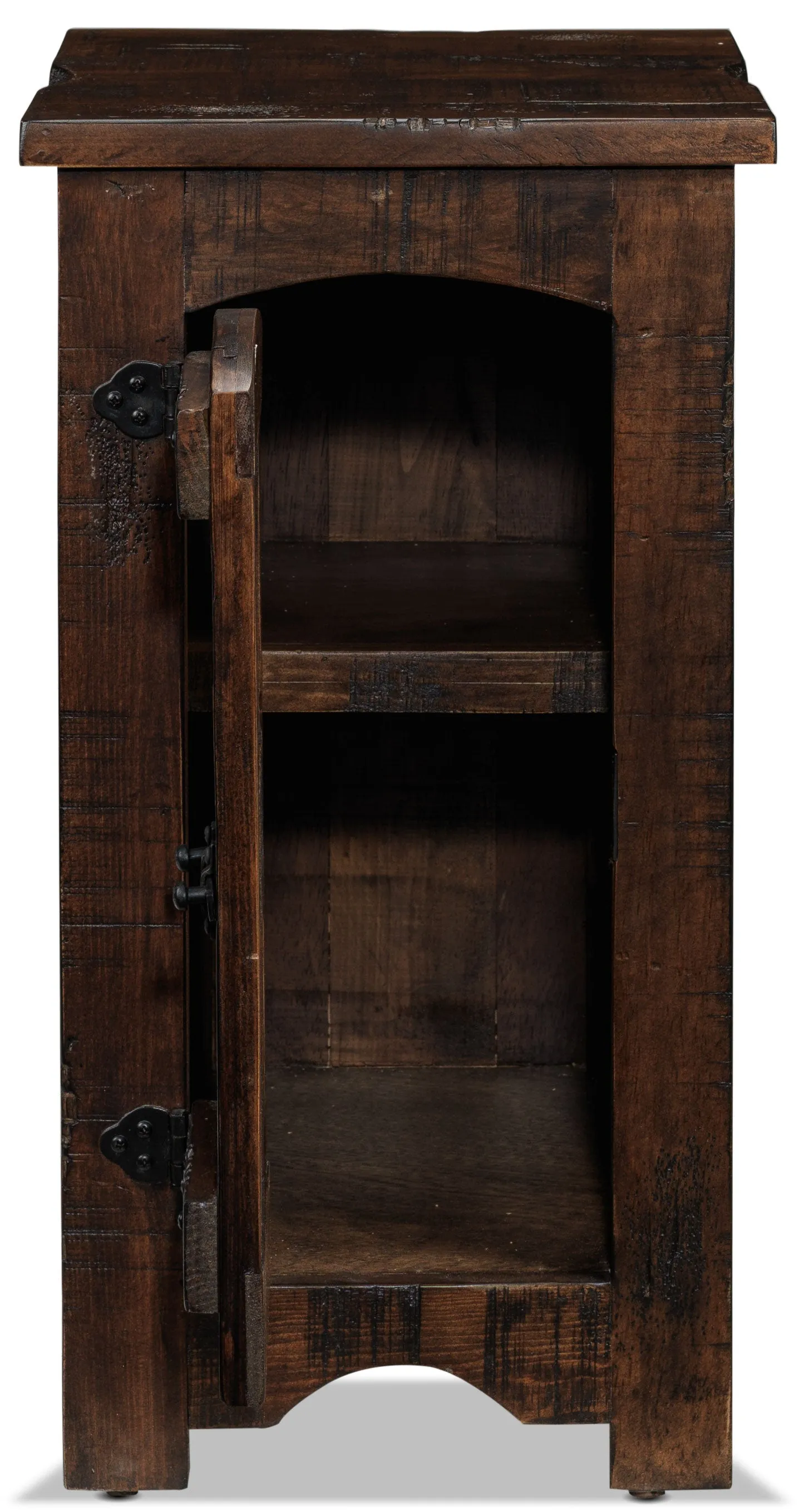 Mezcal 14.25" Chairside Table - Walnut