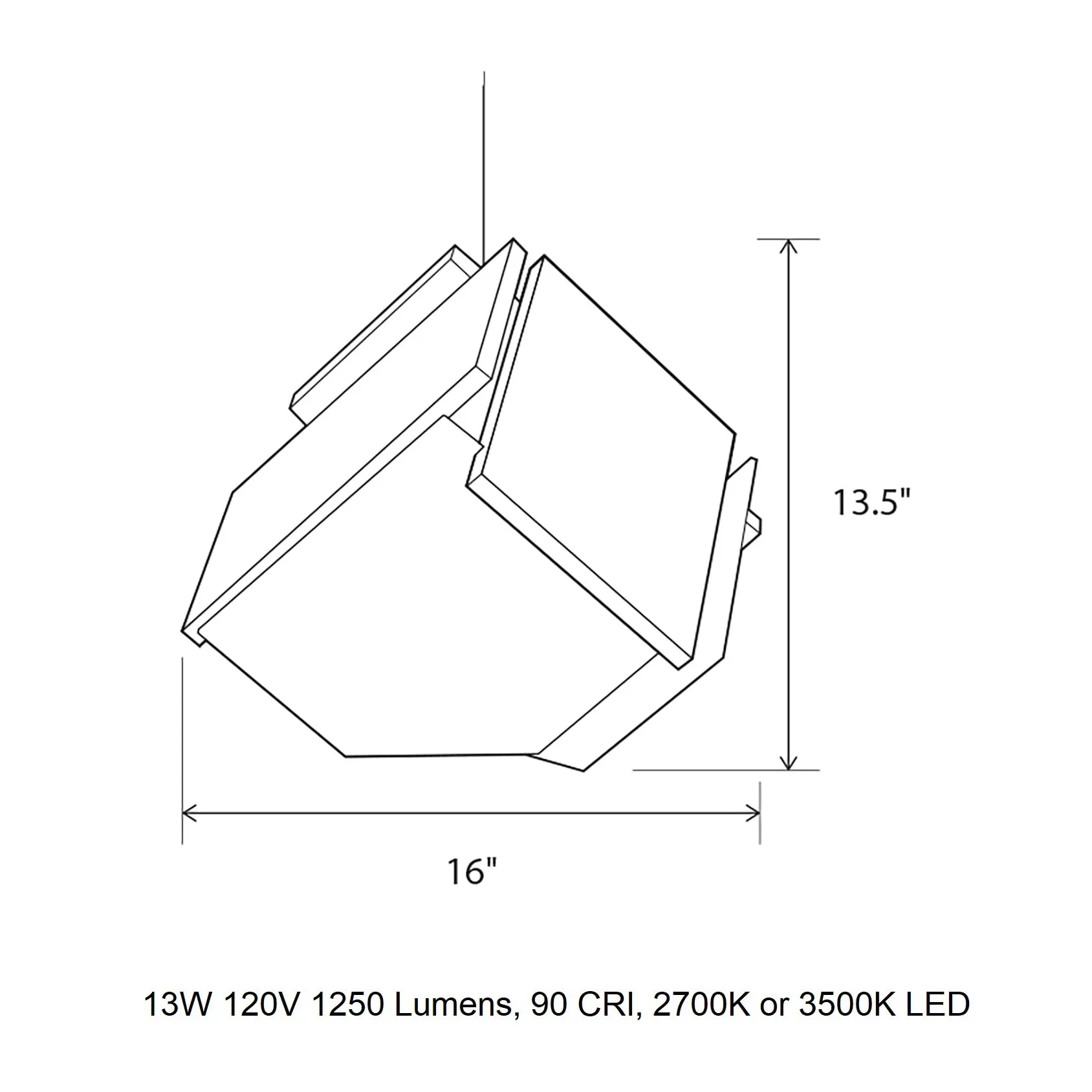 Mica LED Pendant Light