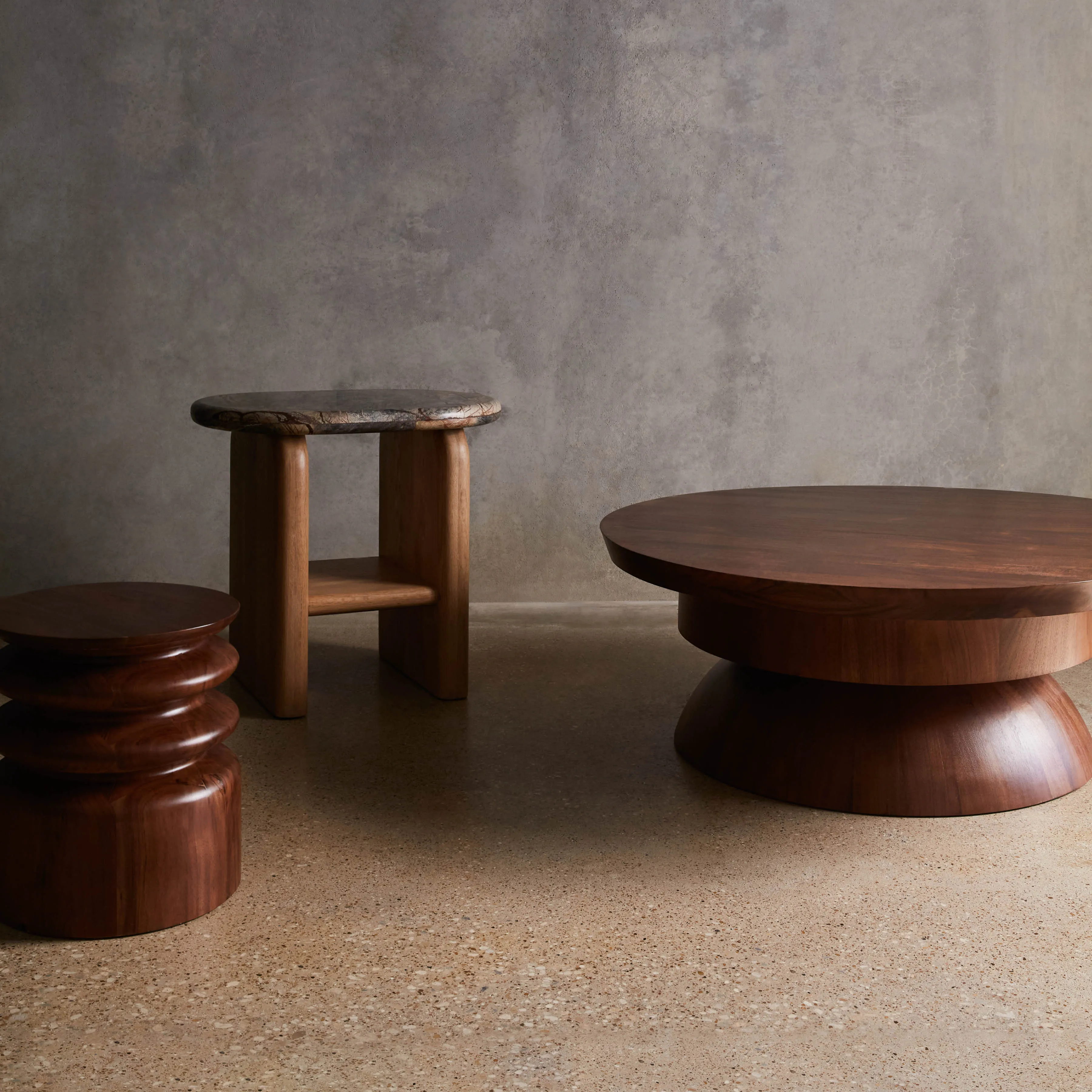Mishka Wood Side Table The Citizenry