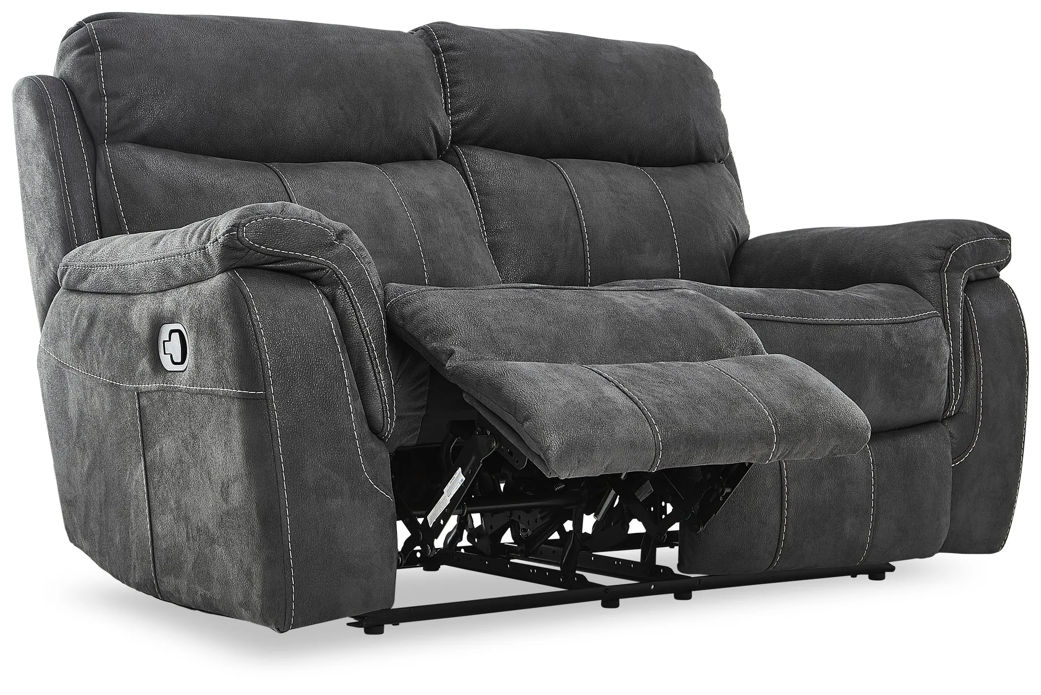 Morrow II Reclining Sofa, Loveseat and Glider Recliner Set - Grey