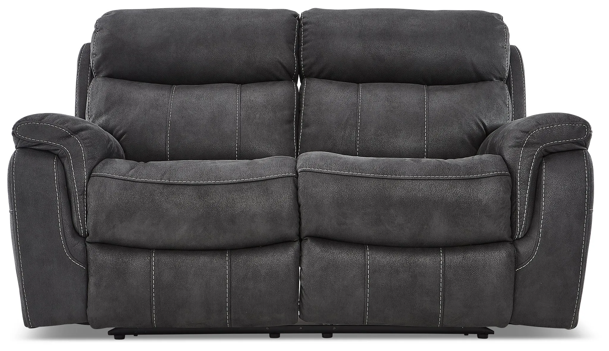 Morrow II Reclining Sofa, Loveseat and Glider Recliner Set - Grey