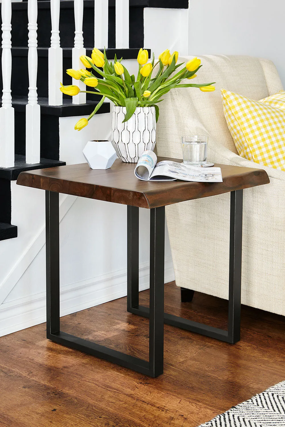 Natura 22" End Table - Walnut