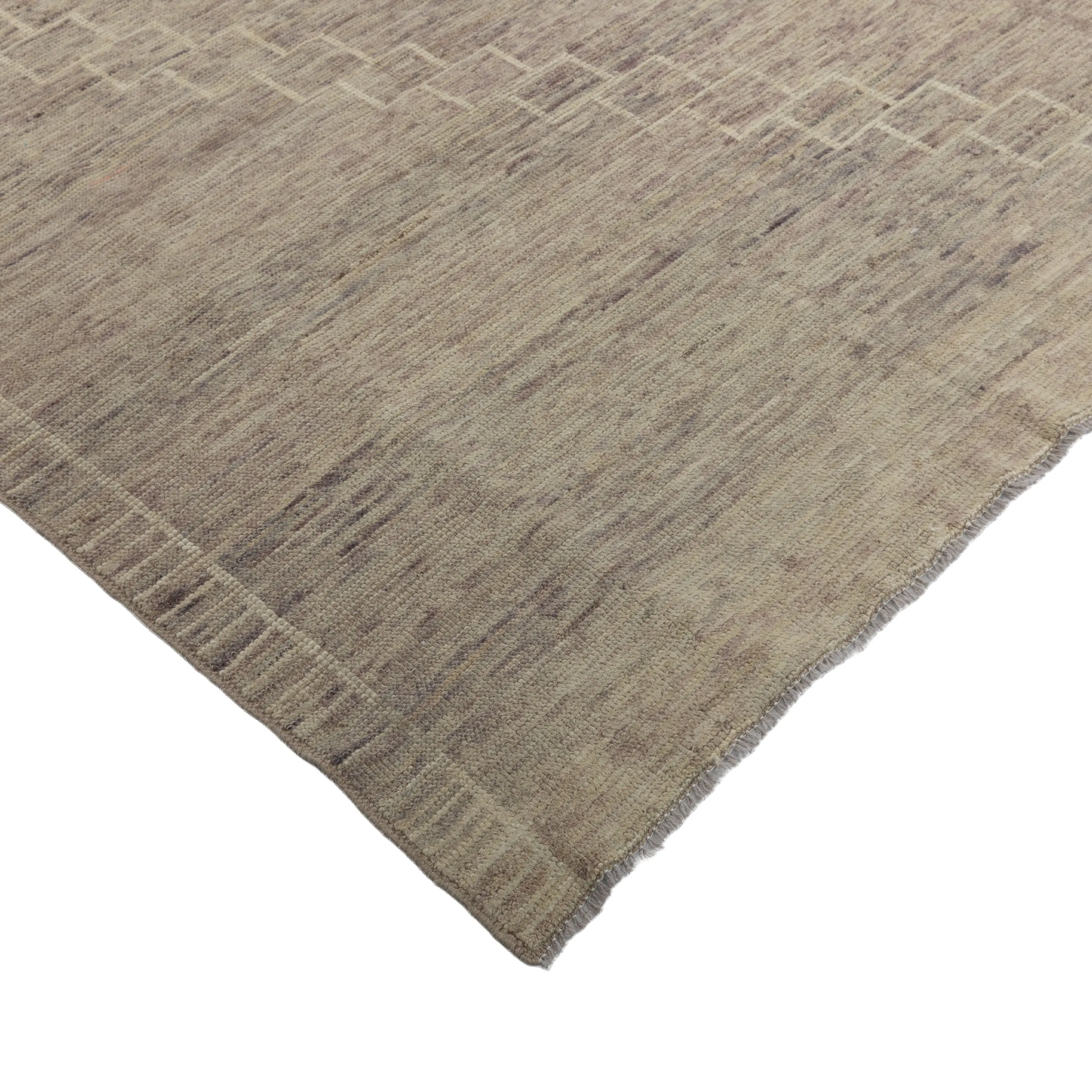 Natural Zameen Transitional Wool Rug - 8'11" x 10'7"
