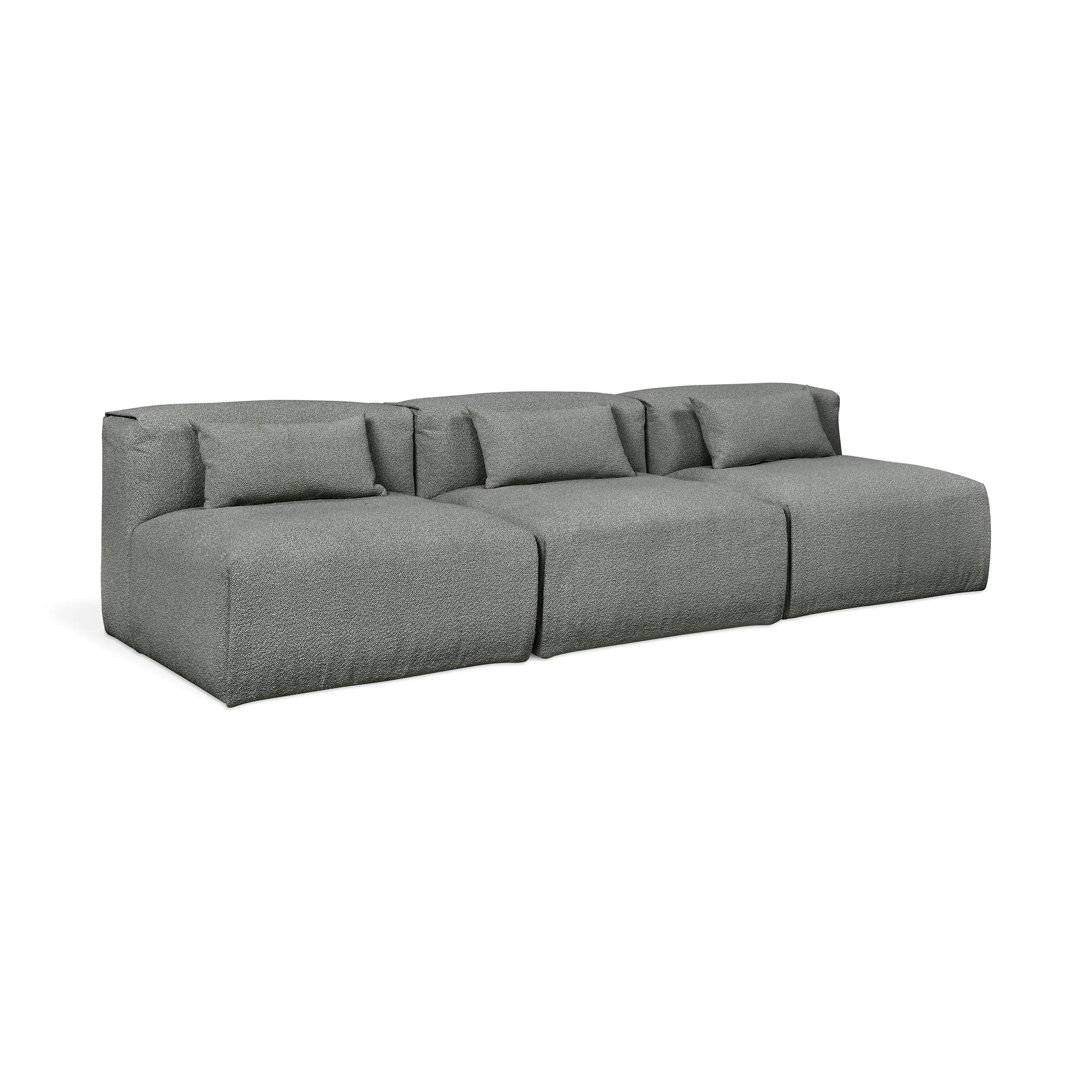 Nest Modular 3-piece Armless Sofa