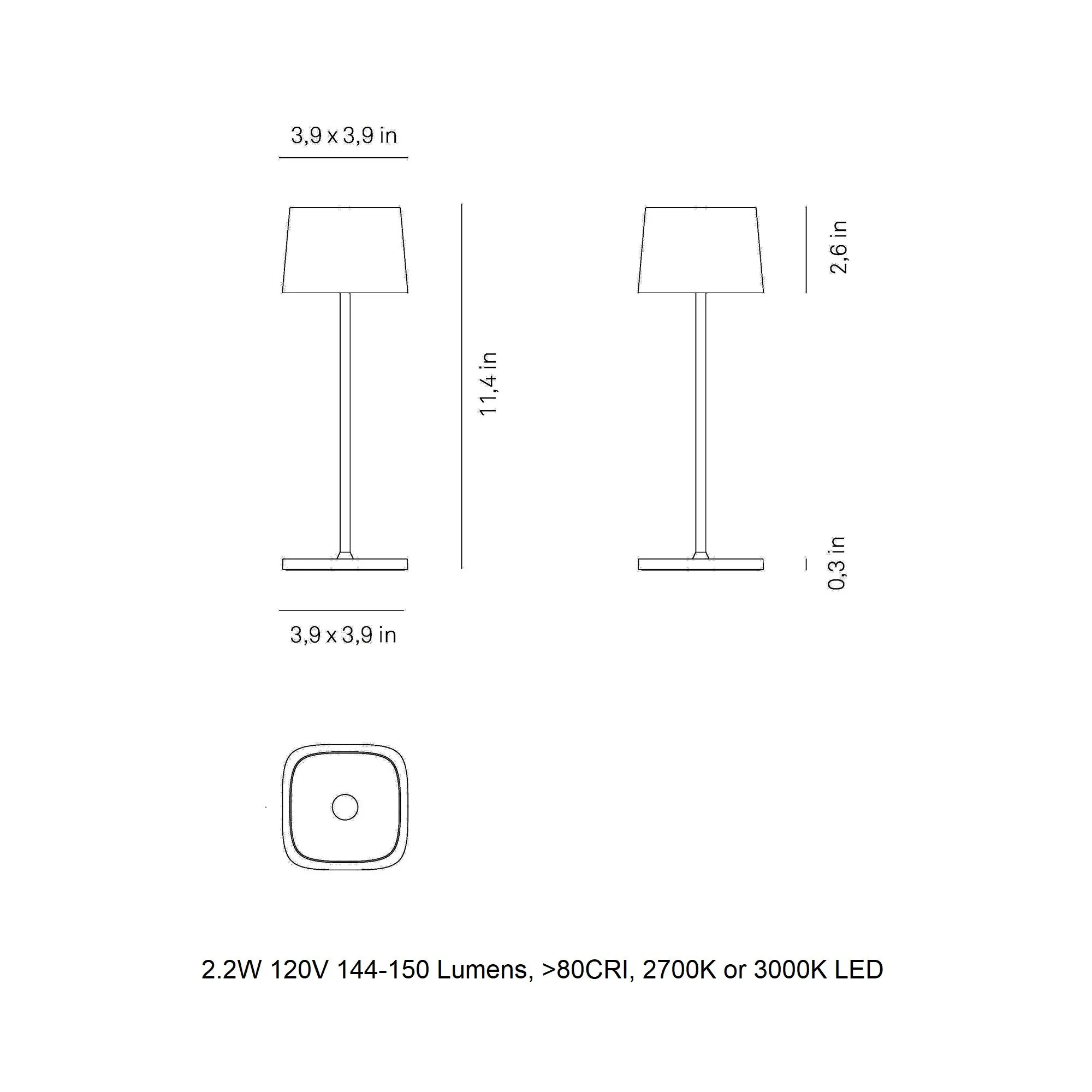Ofelia Portable Table Lamp