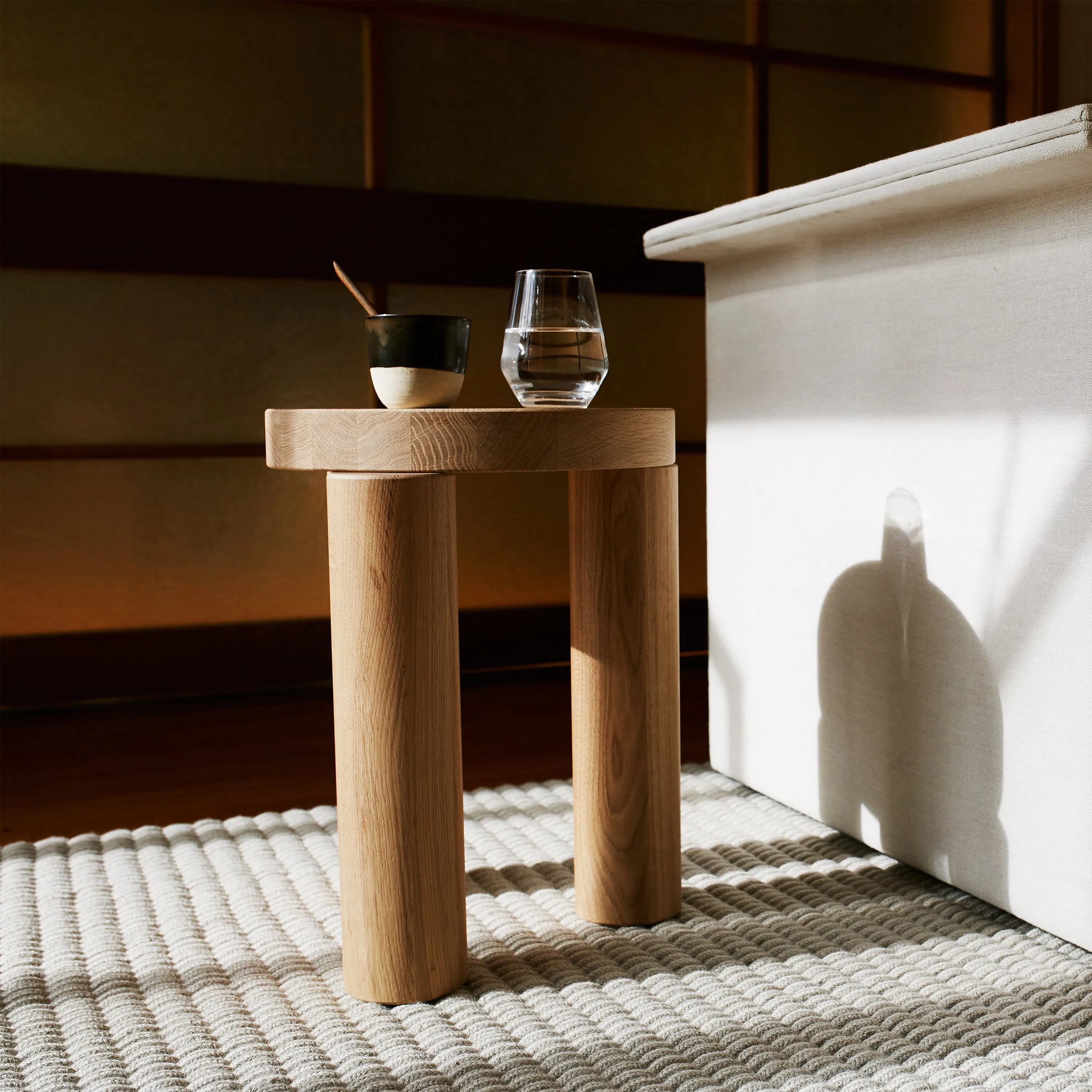 Offset Side Table