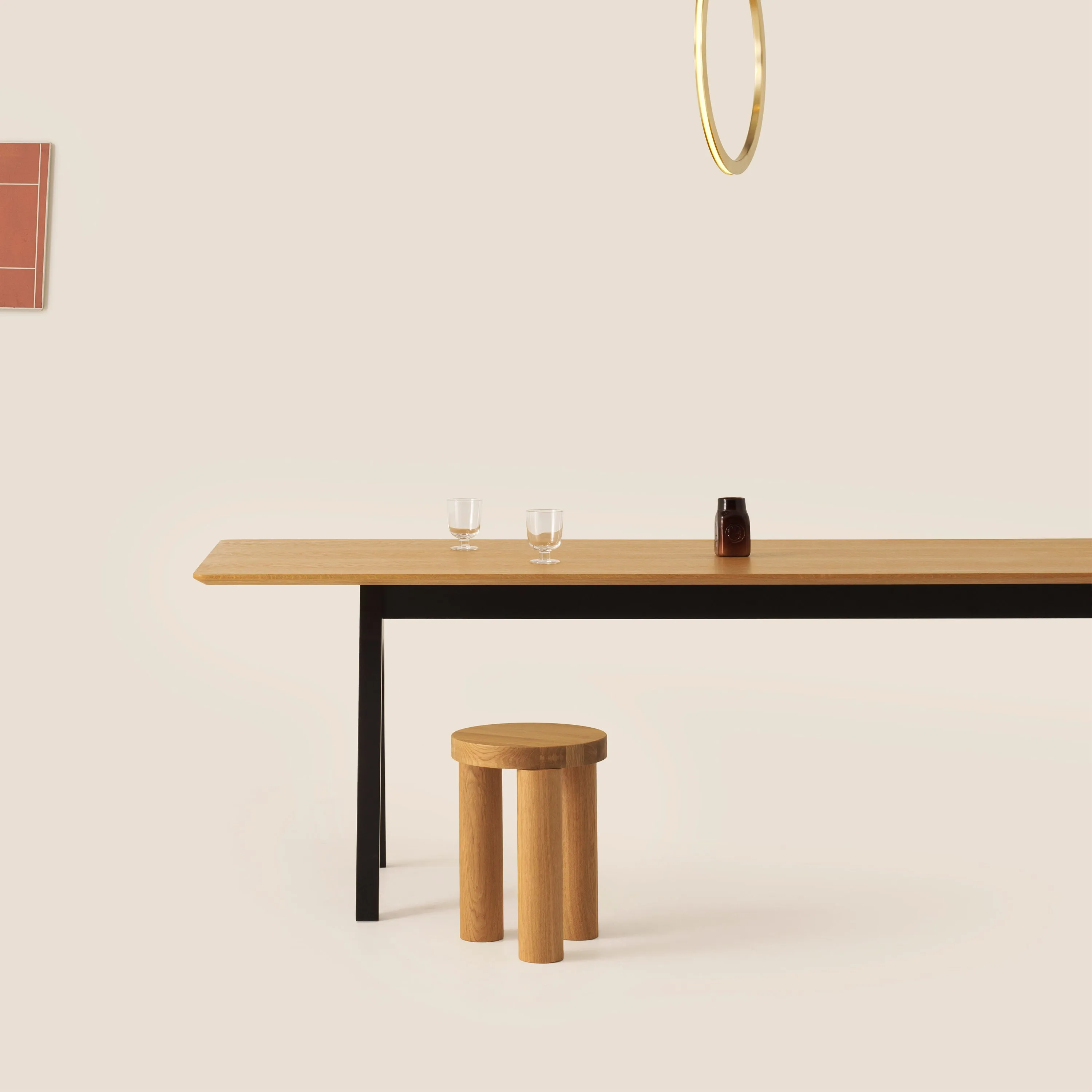 Offset Side Table