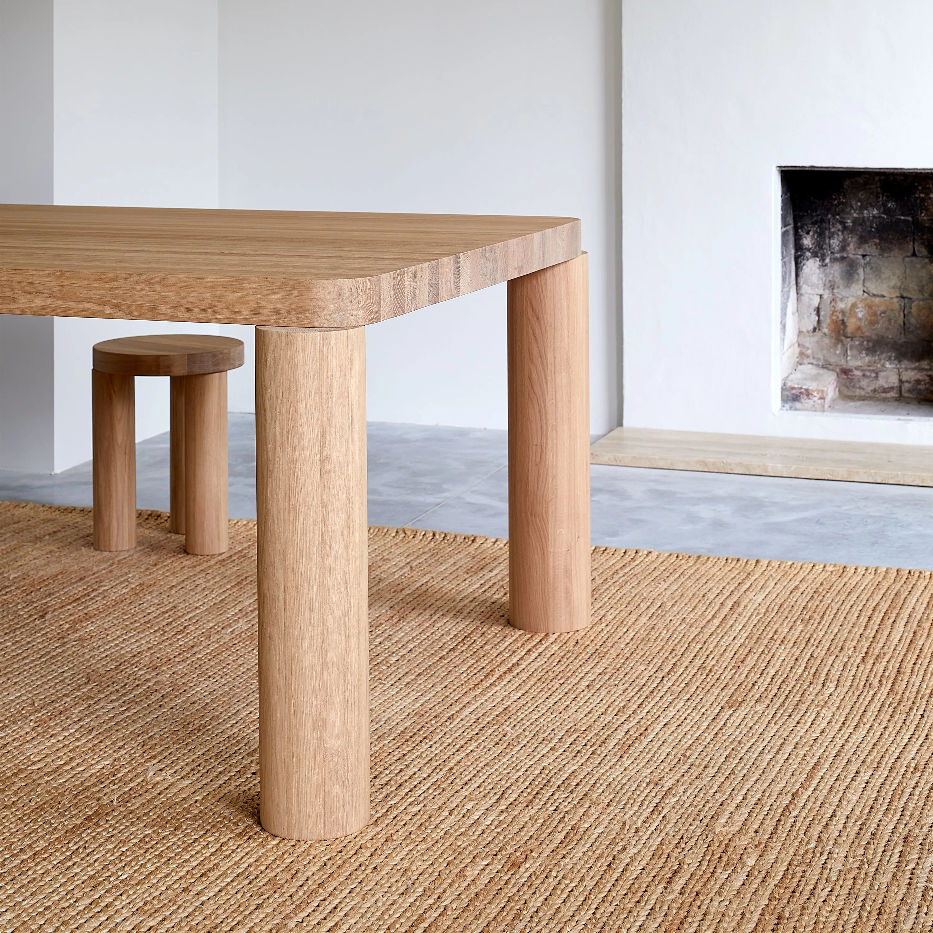 Offset Side Table