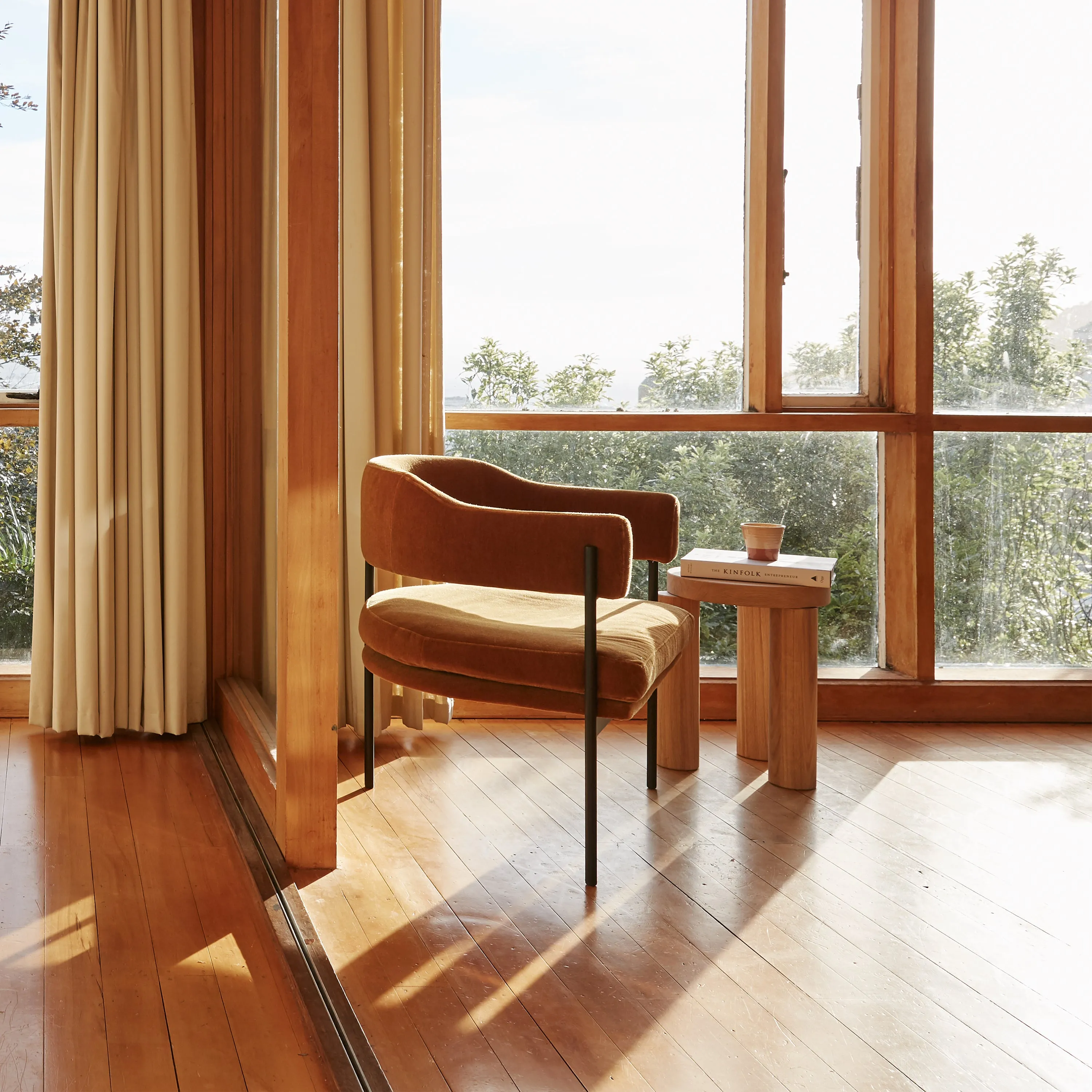 Offset Side Table