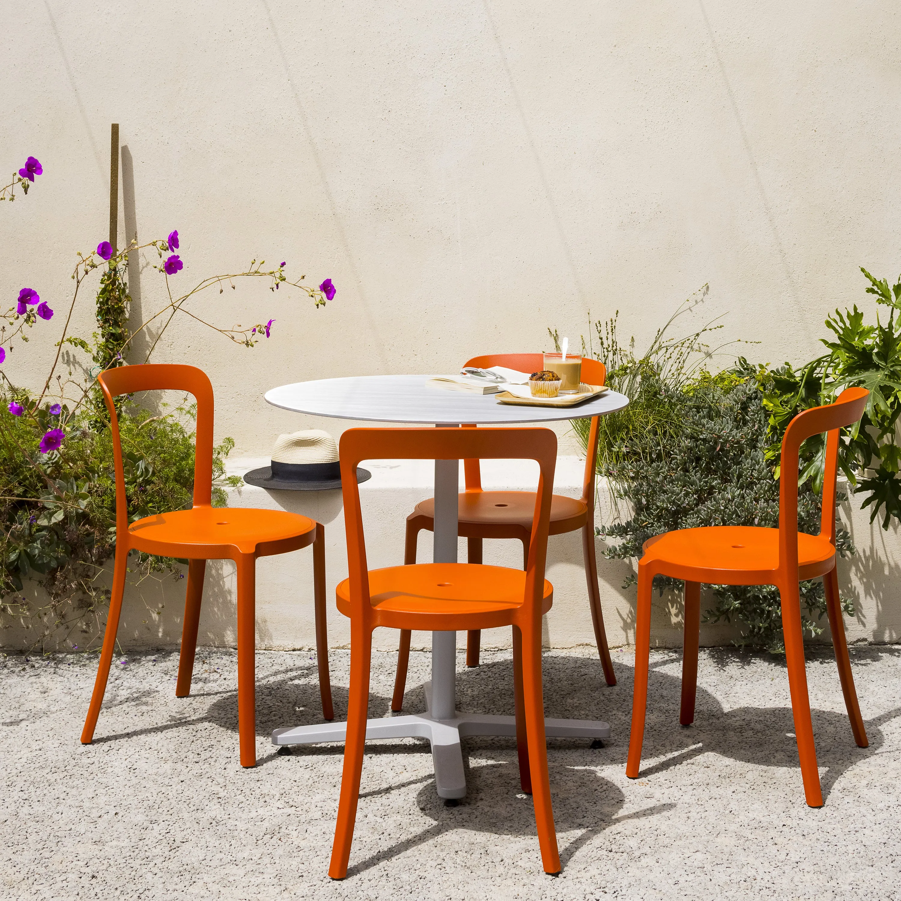 On & On Plastic Stacking Chair