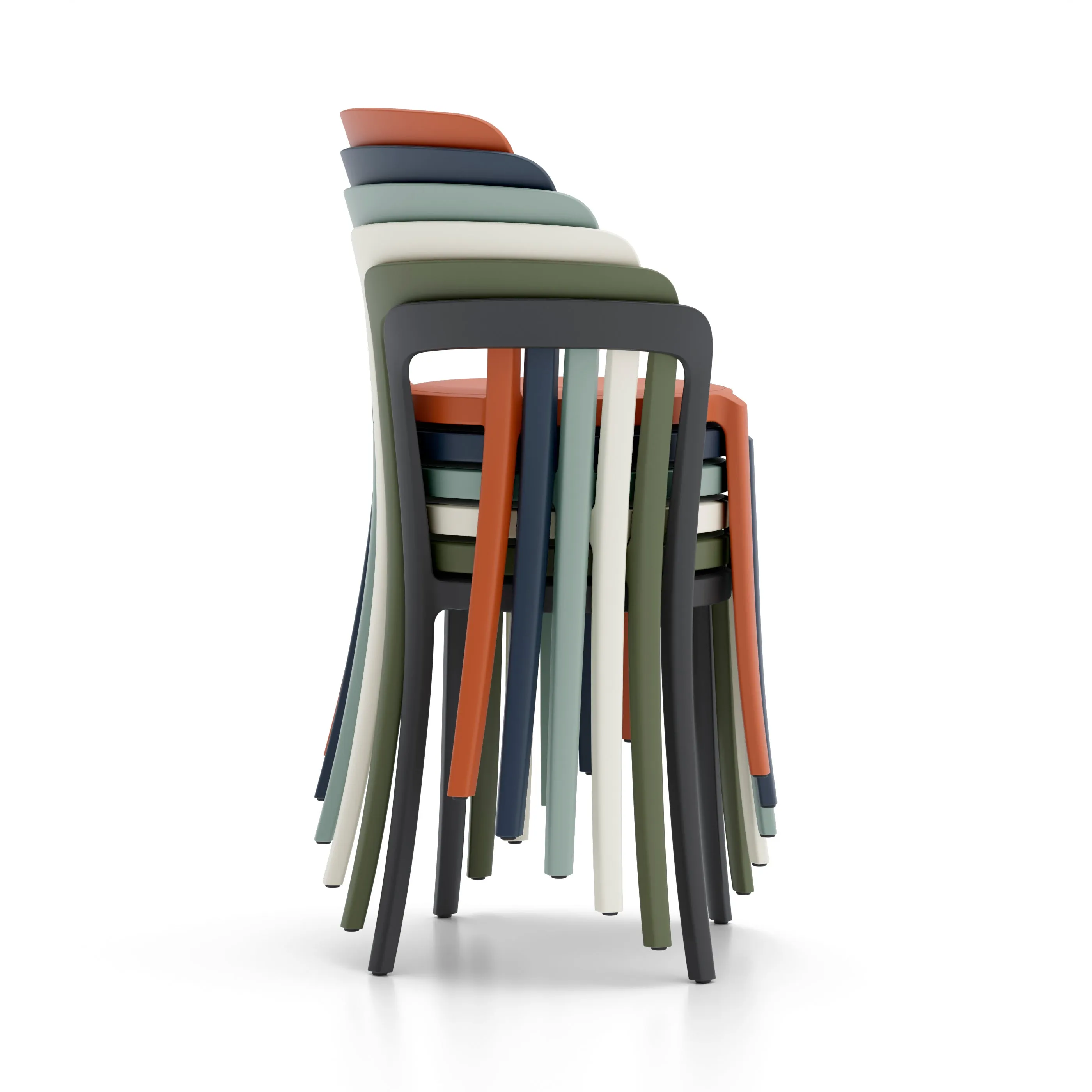 On & On Plastic Stacking Chair