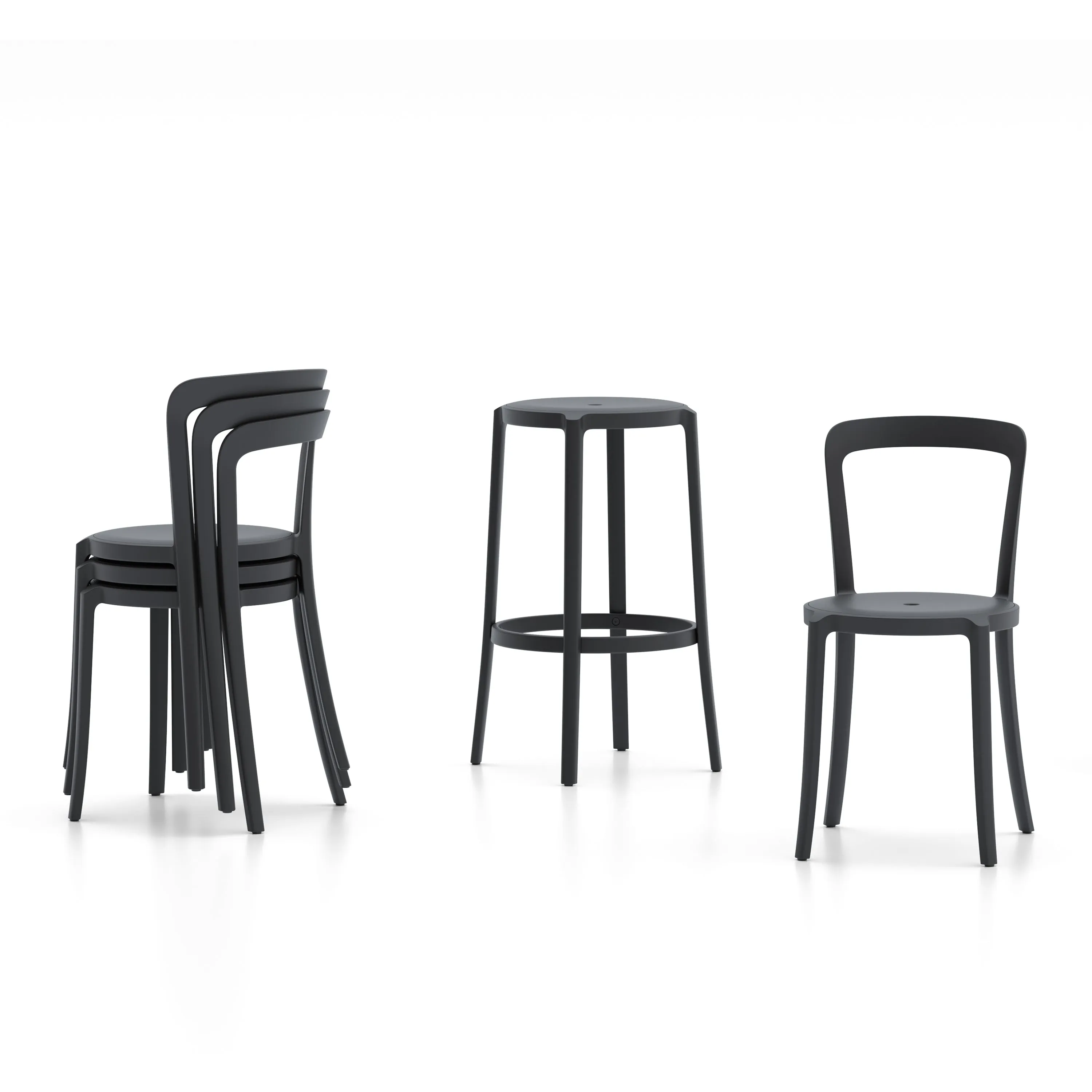 On & On Plastic Stacking Chair