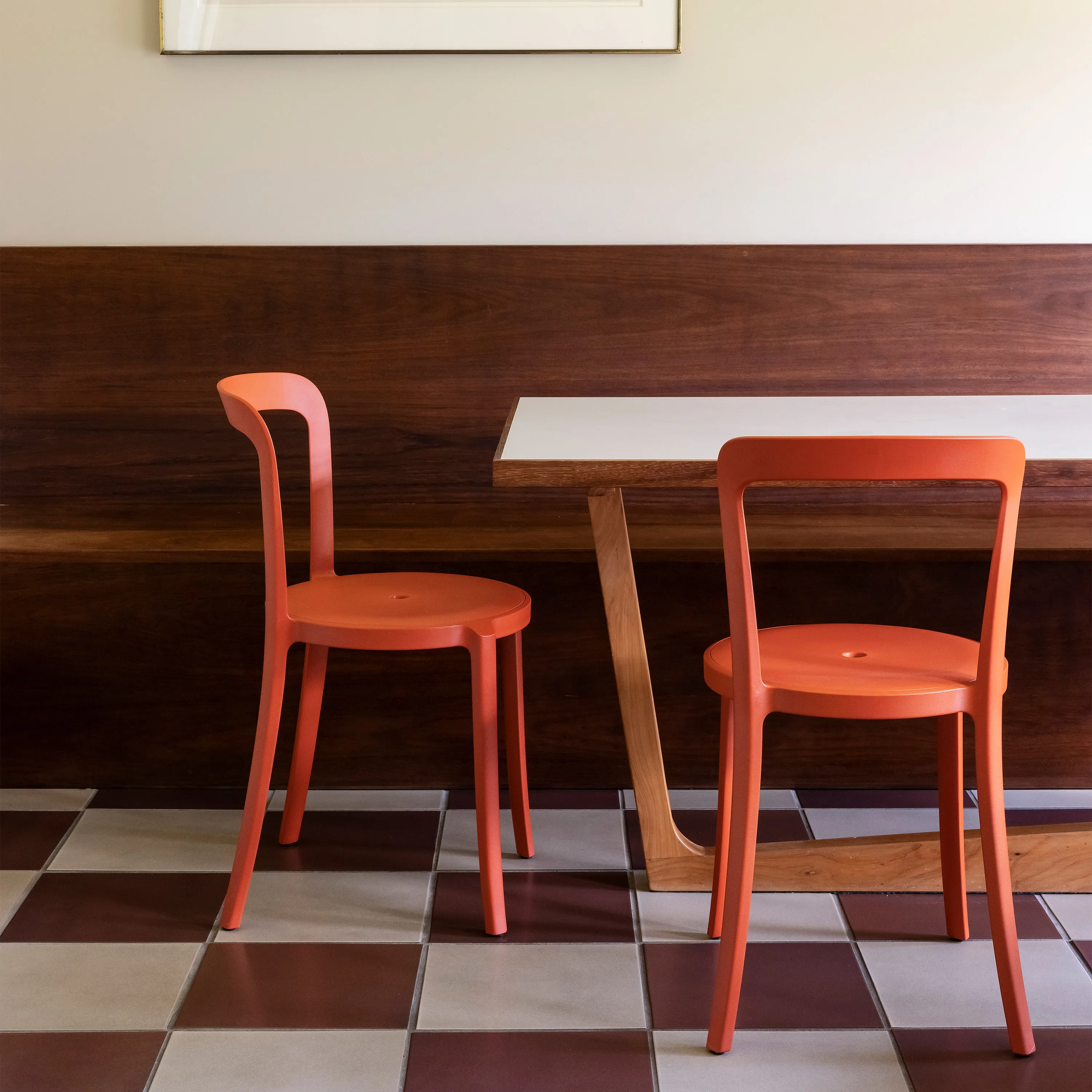 On & On Plastic Stacking Chair