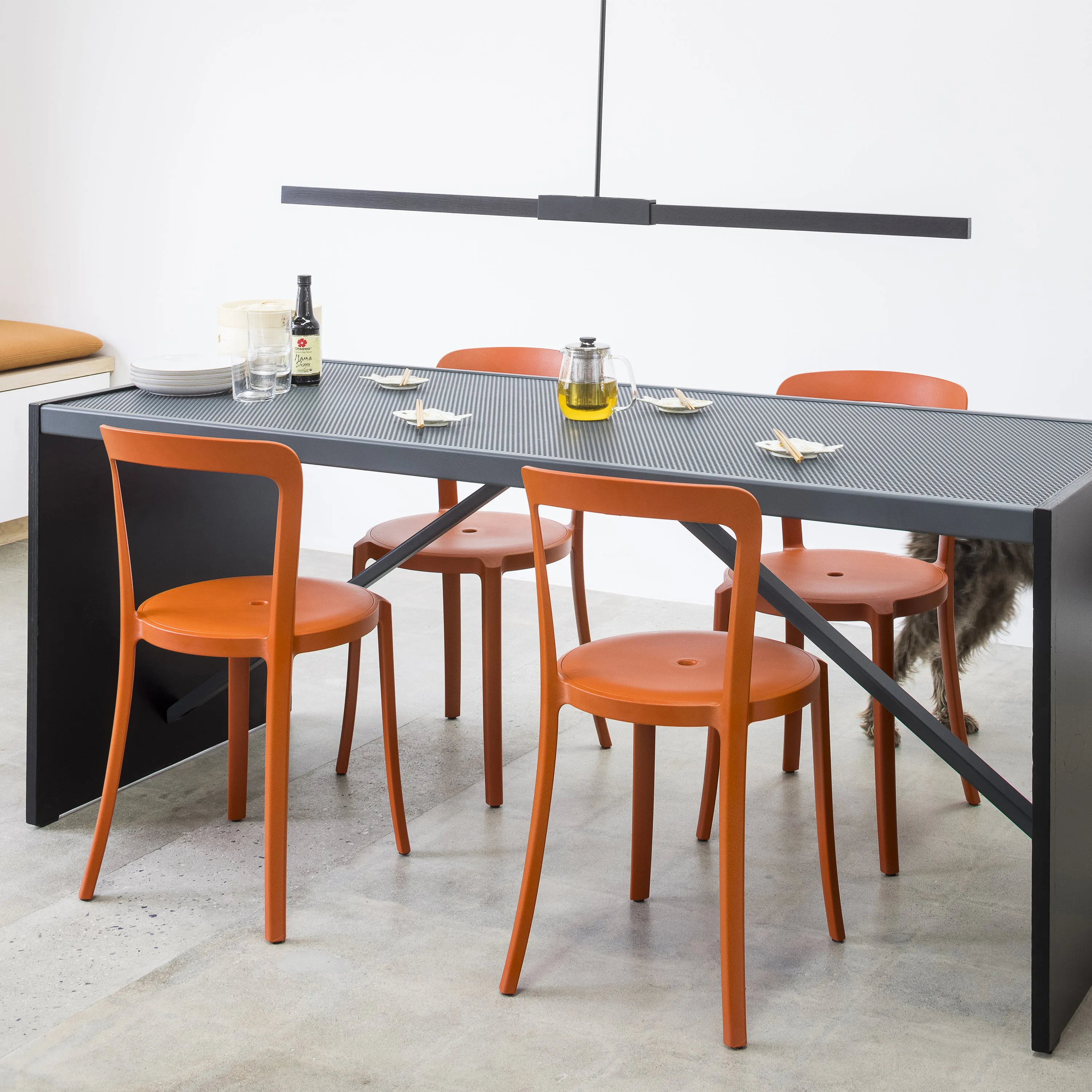 On & On Plastic Stacking Chair