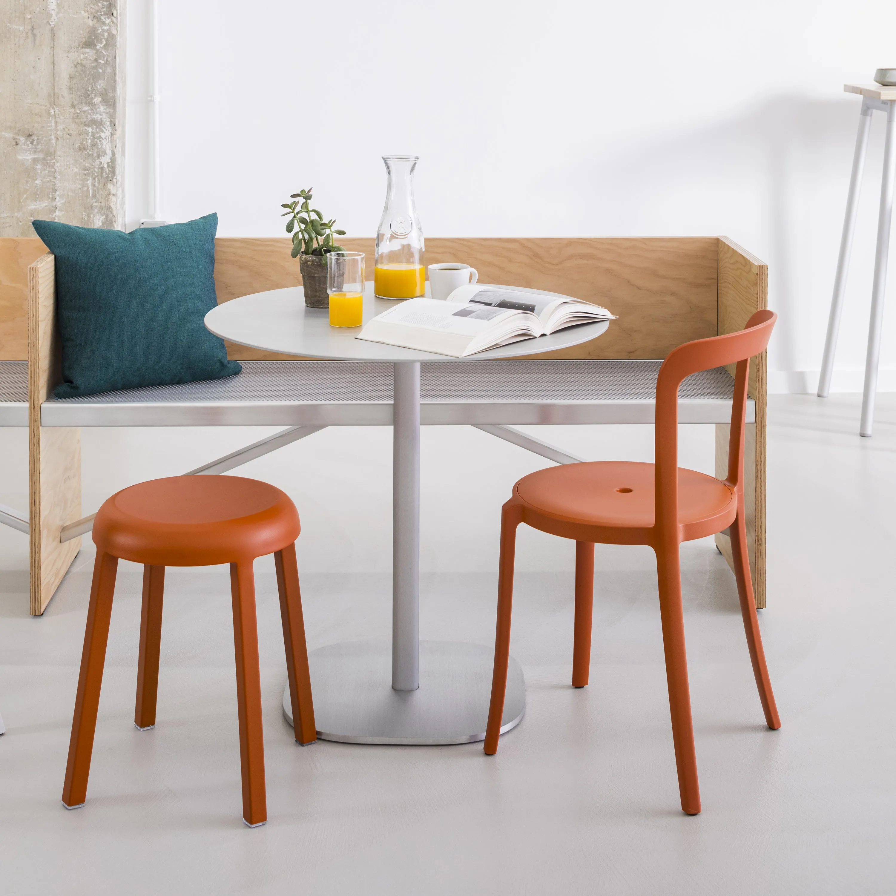 On & On Plastic Stacking Chair