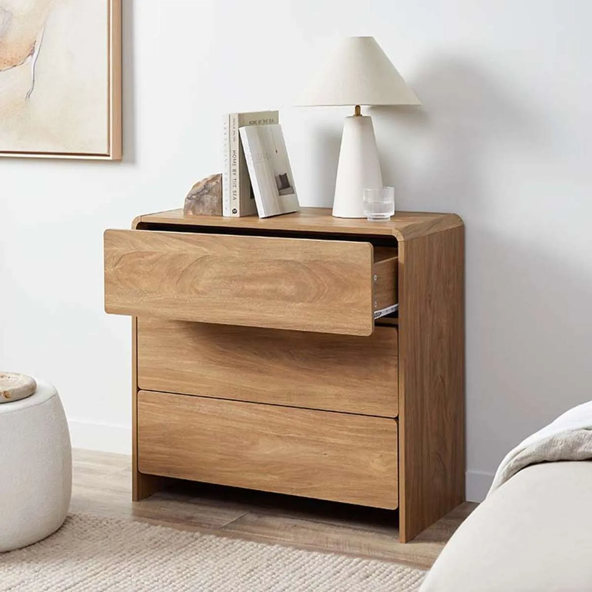 Owen Three Drawer - Walnut Mocka