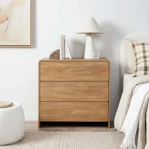 Owen Three Drawer - Walnut Mocka