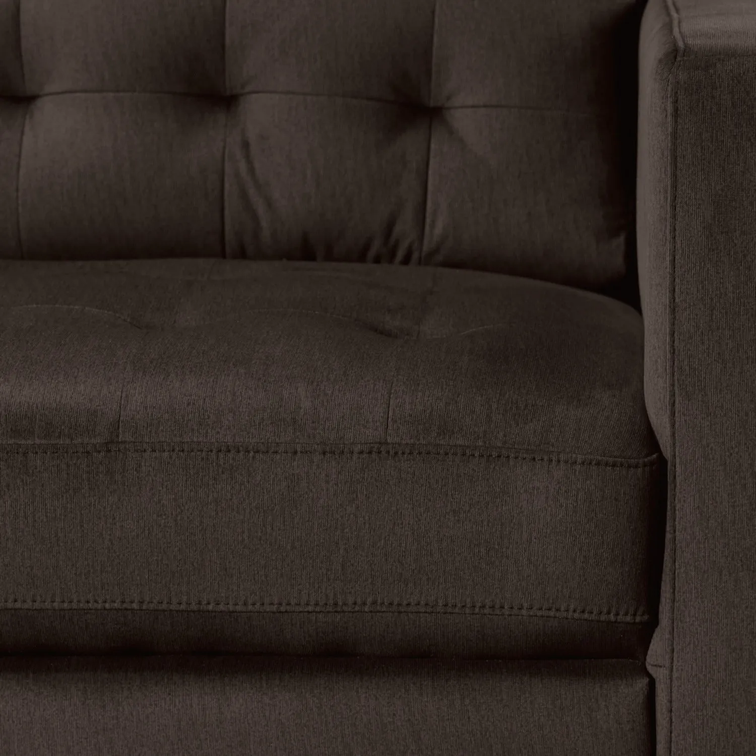 Paragon 2-Piece Sectional with Left-Facing Chaise - Dark Chocolate