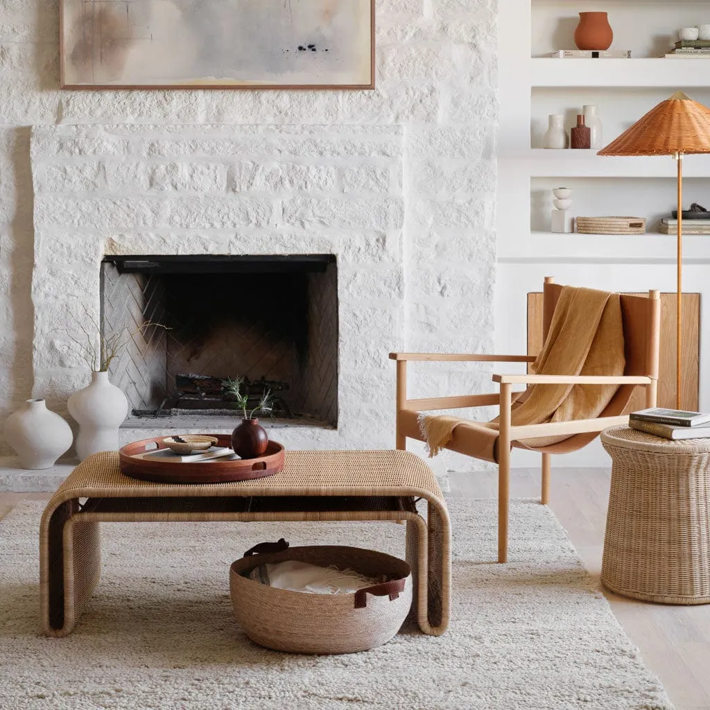Penida Wicker Coffee Table The Citizenry