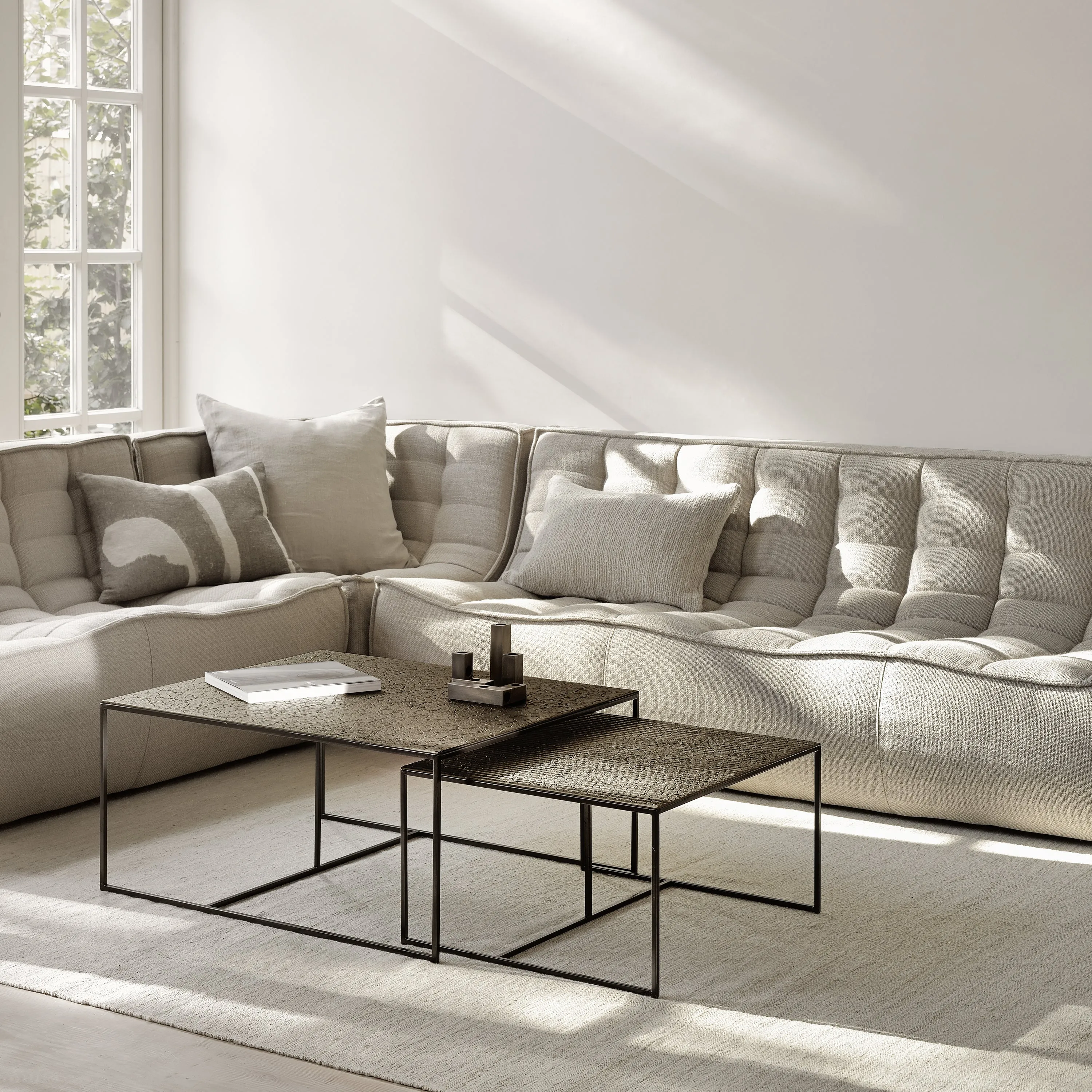Pentagon Nesting Coffee Table (Set of 2)