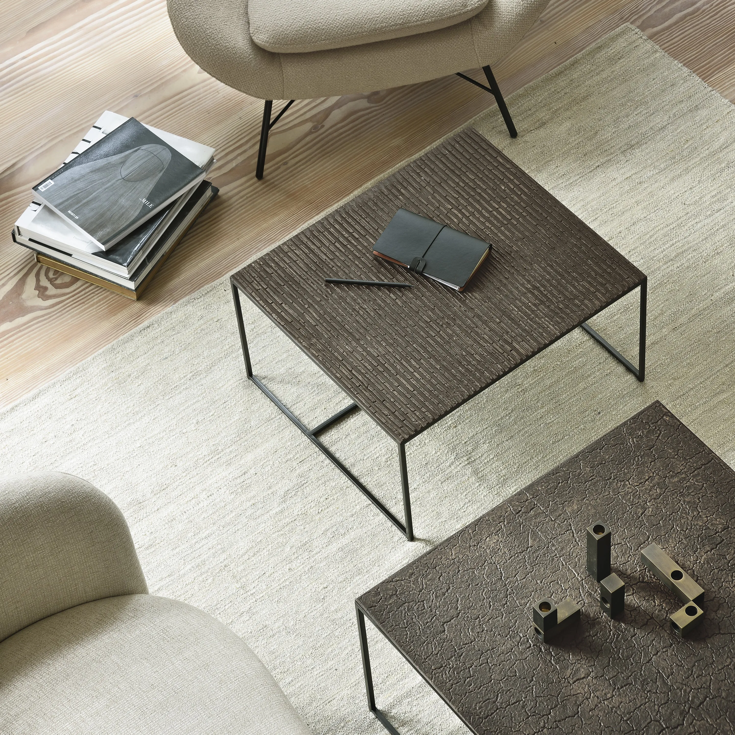 Pentagon Nesting Coffee Table (Set of 2)